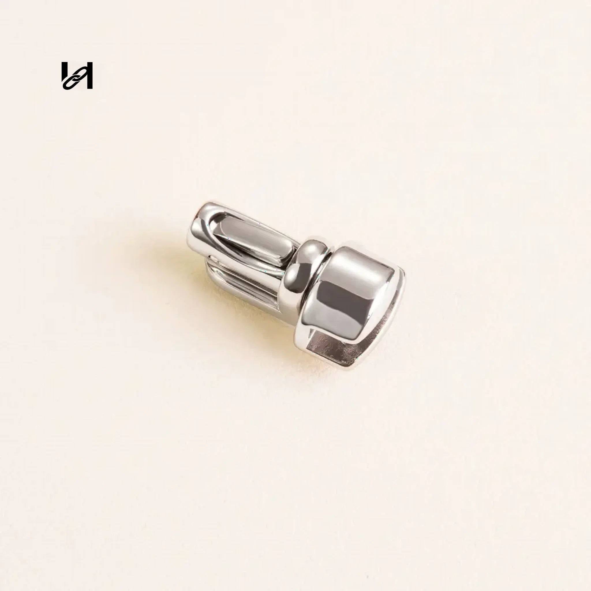Japanese latch purse lock - Silver - hardware