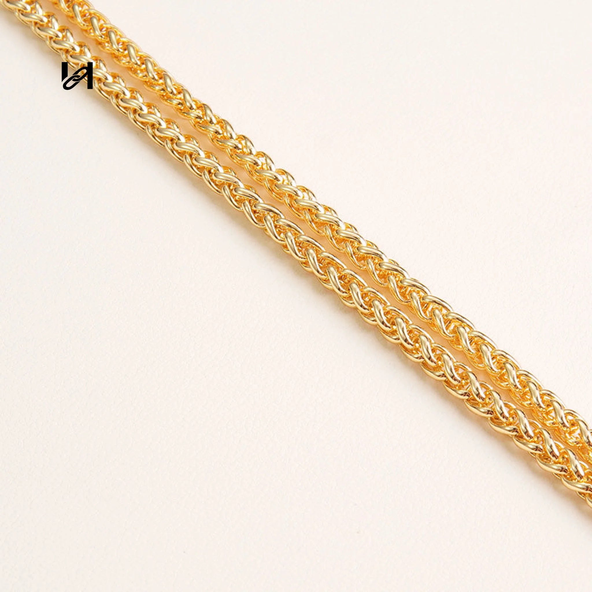 Lantern shape chain - Chain only / Gold - hardware