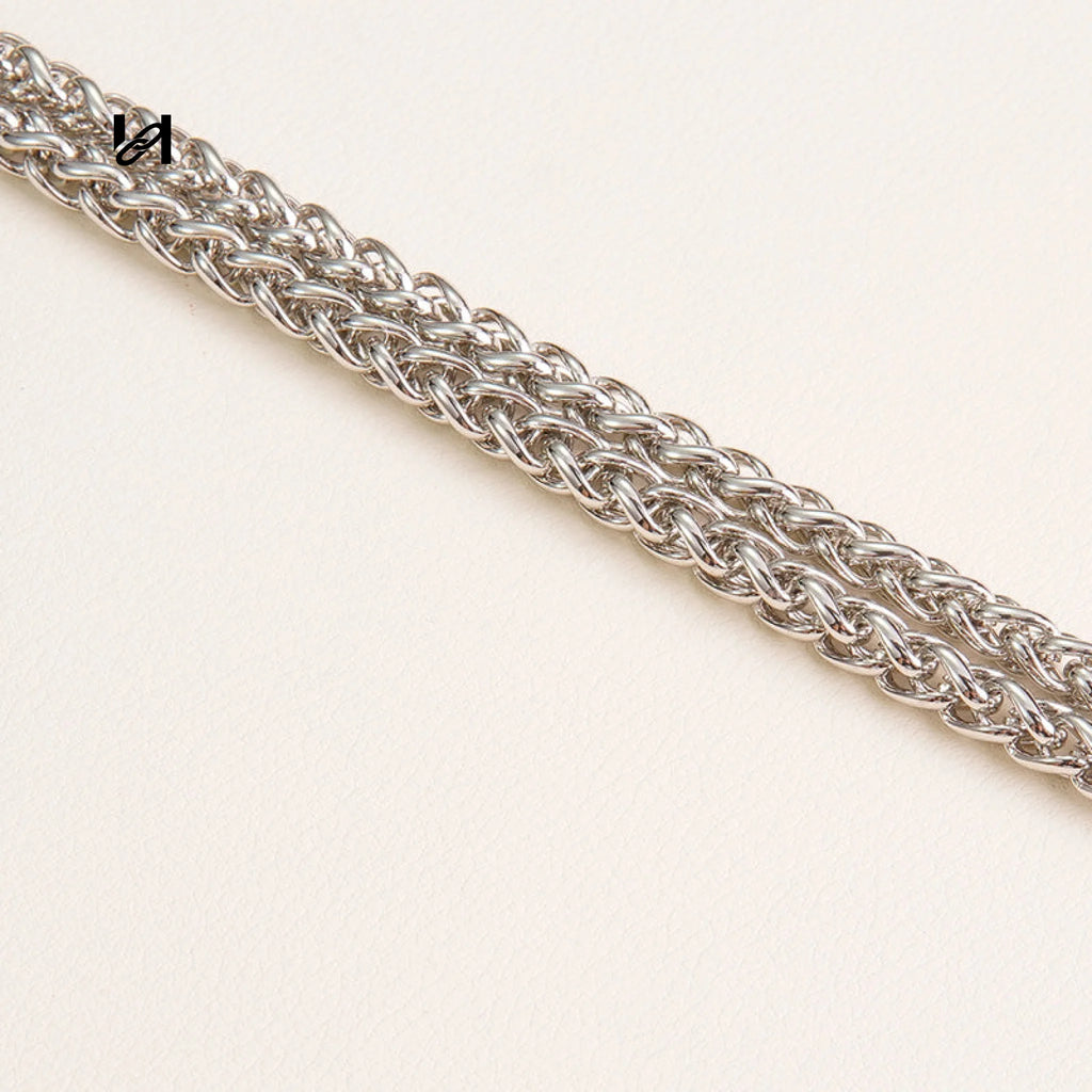 Lantern shape chain - Chain only / Silver - hardware