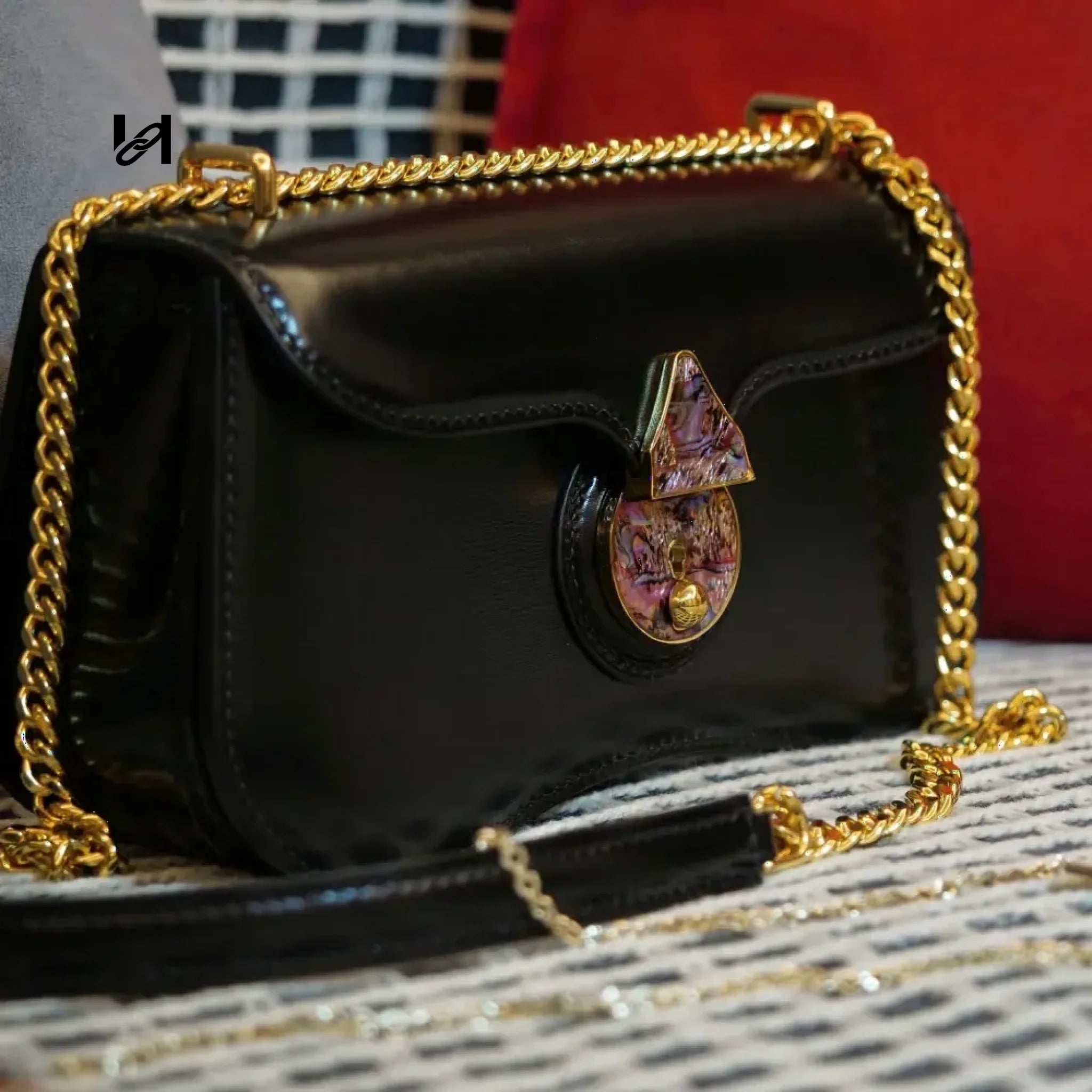 Large Abalone Shell Lock - hardware