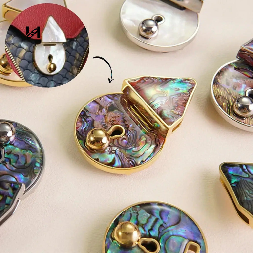 Large Abalone Shell Lock - hardware