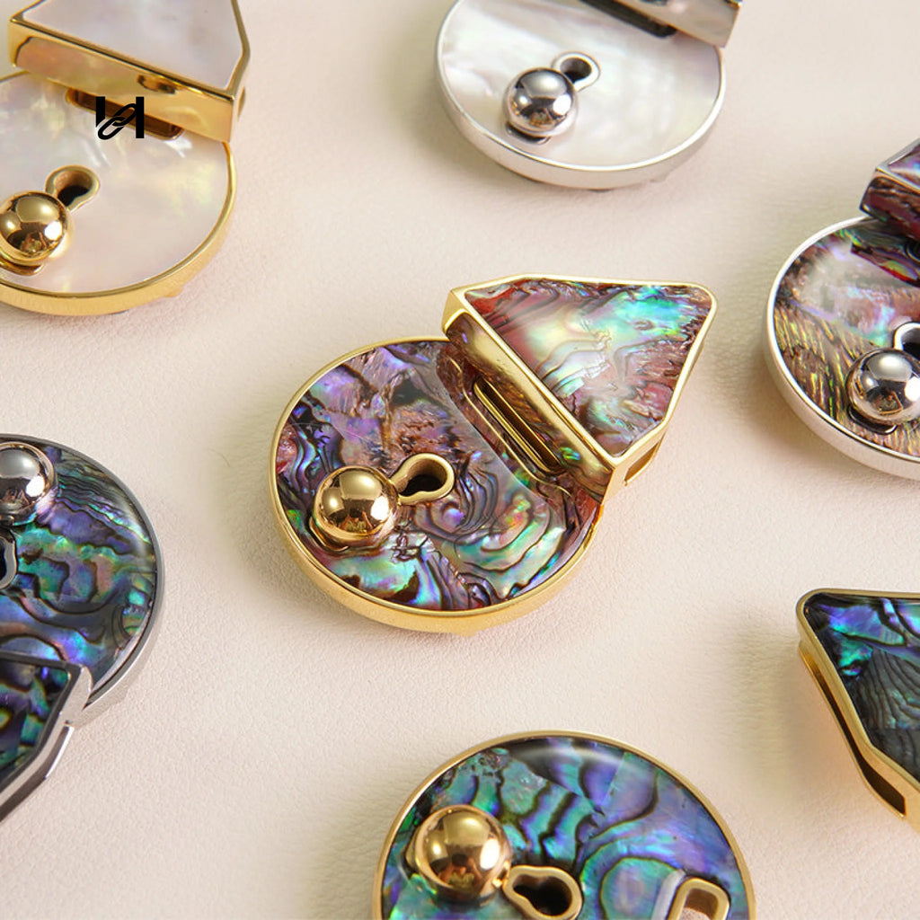 Large Abalone Shell Lock - hardware