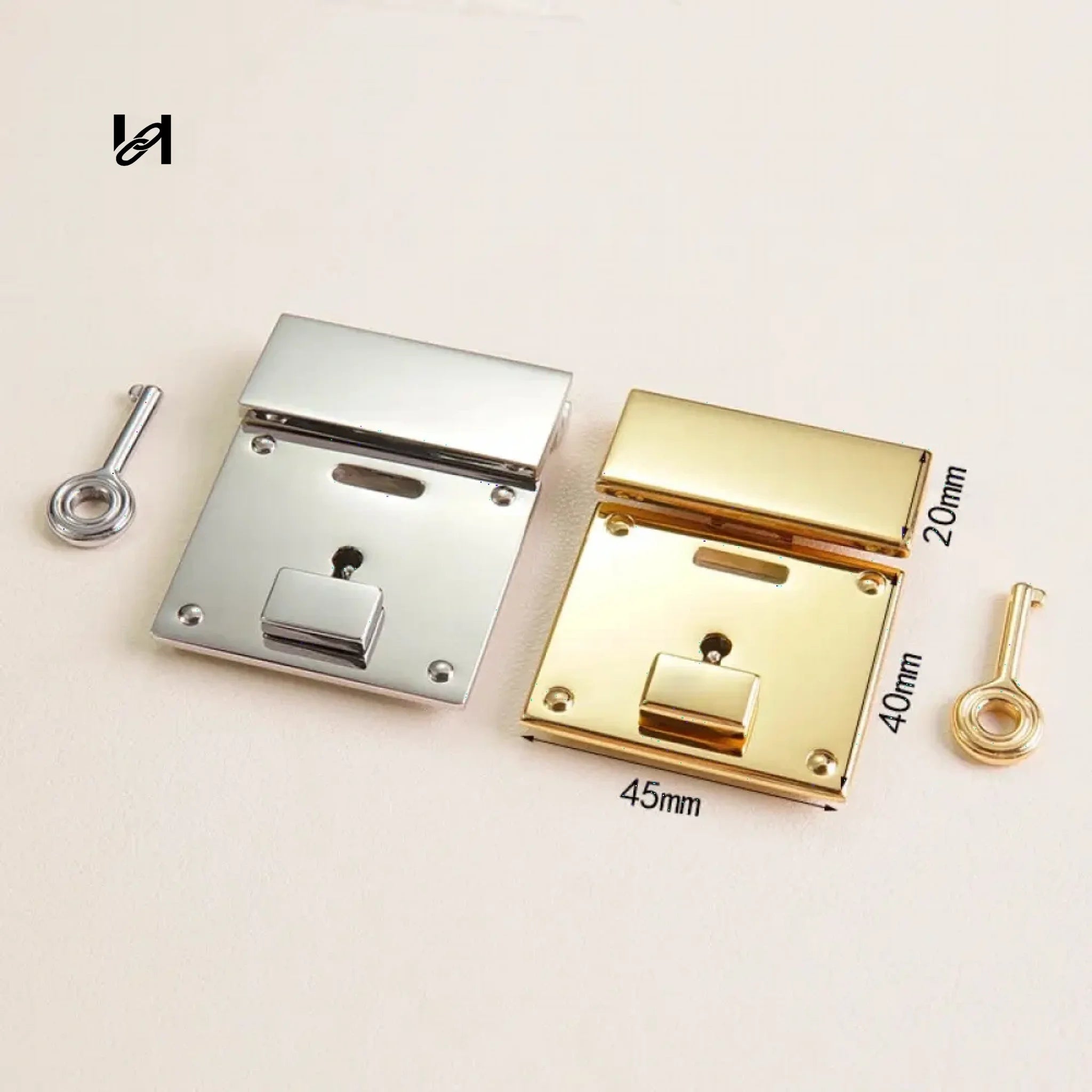 large Stainless Steel Key Lock - hardware