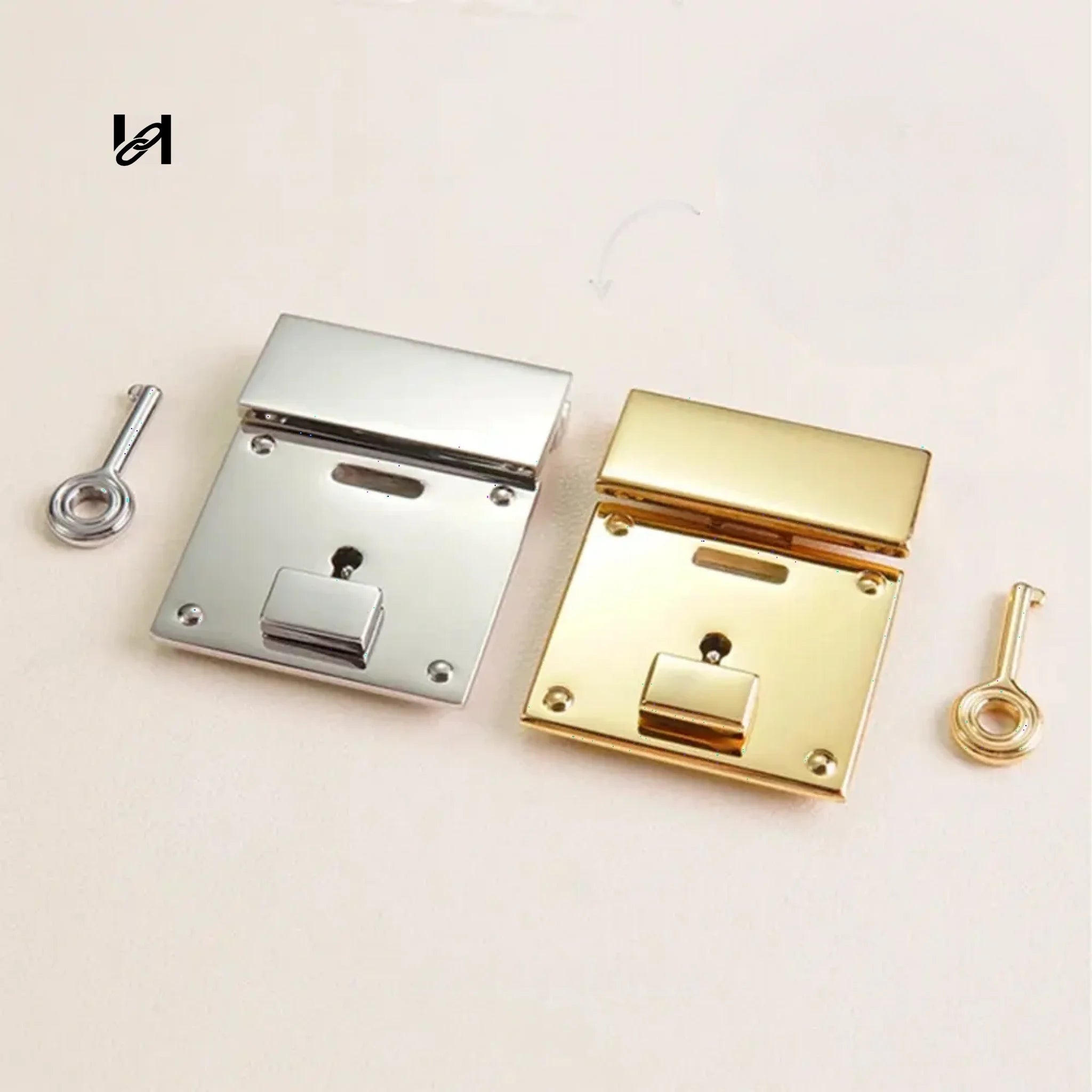large Stainless Steel Key Lock - hardware