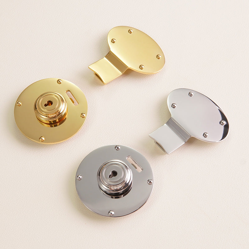 Hasp Lock With Two Handle Holders