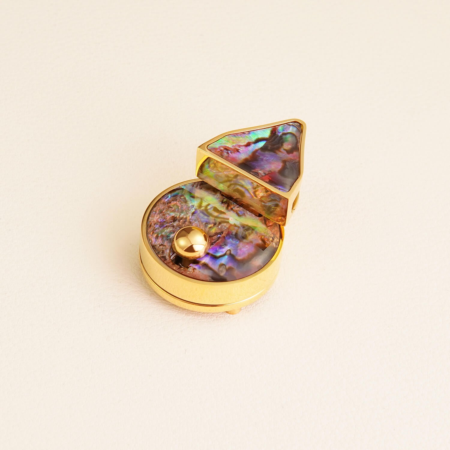 Small Abalone Shell Lock – hilitybaghardware