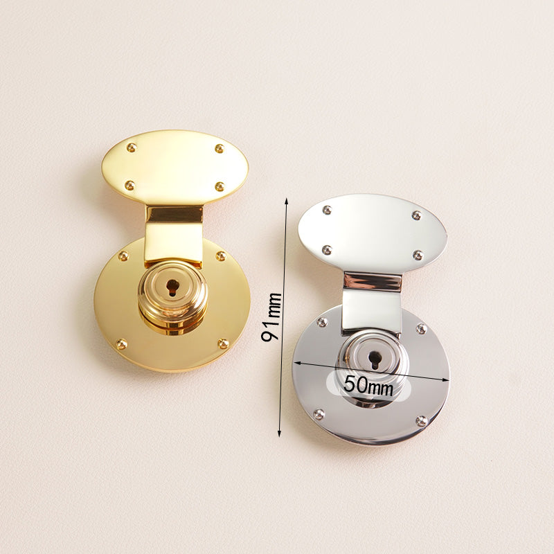 Hasp Lock With Two Handle Holders