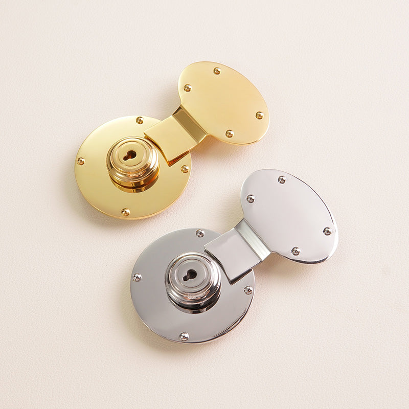 Hasp Lock With Two Handle Holders