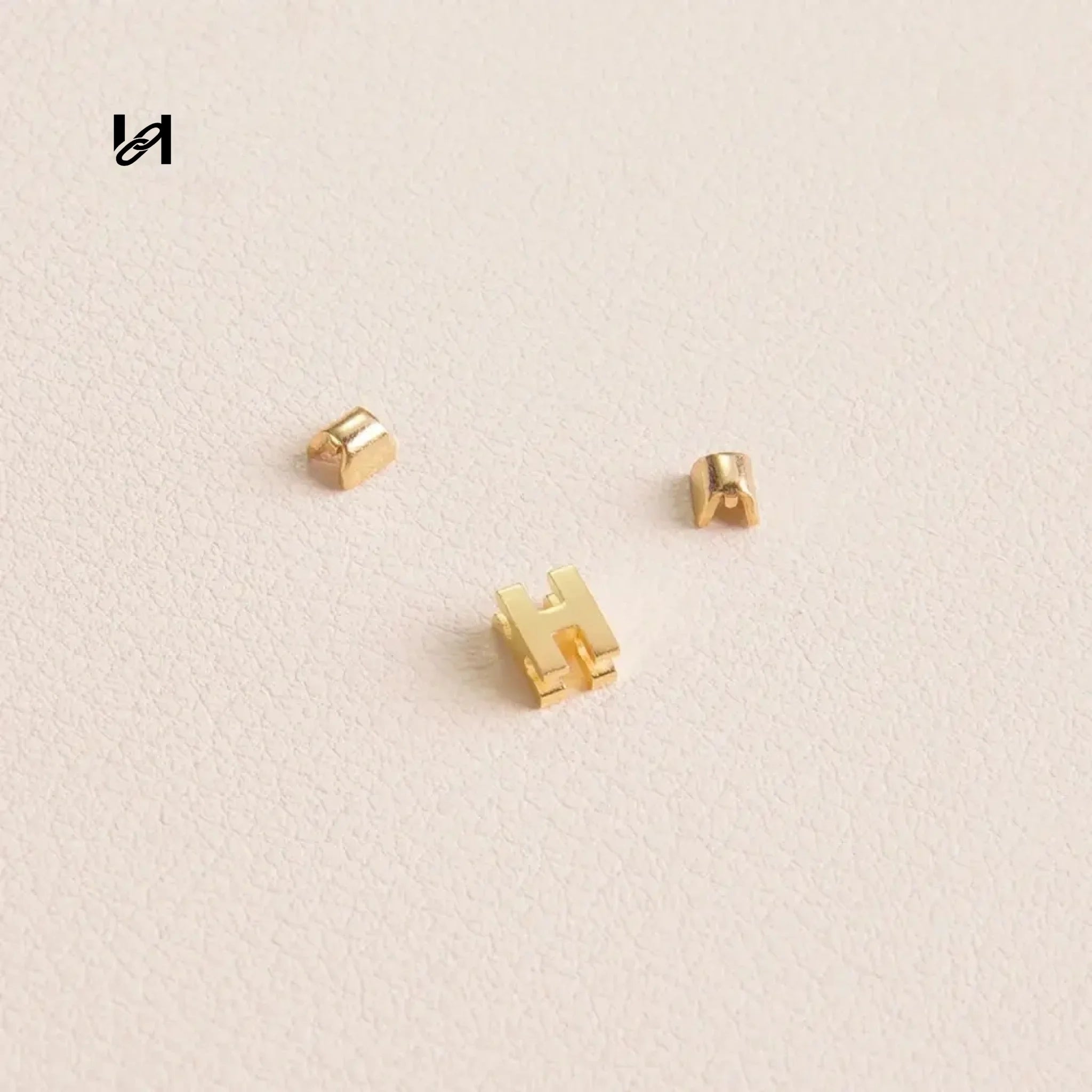 M4 and M6 Zipper Slider & Stop - M4 Zipper Stop(Gold) - hardware