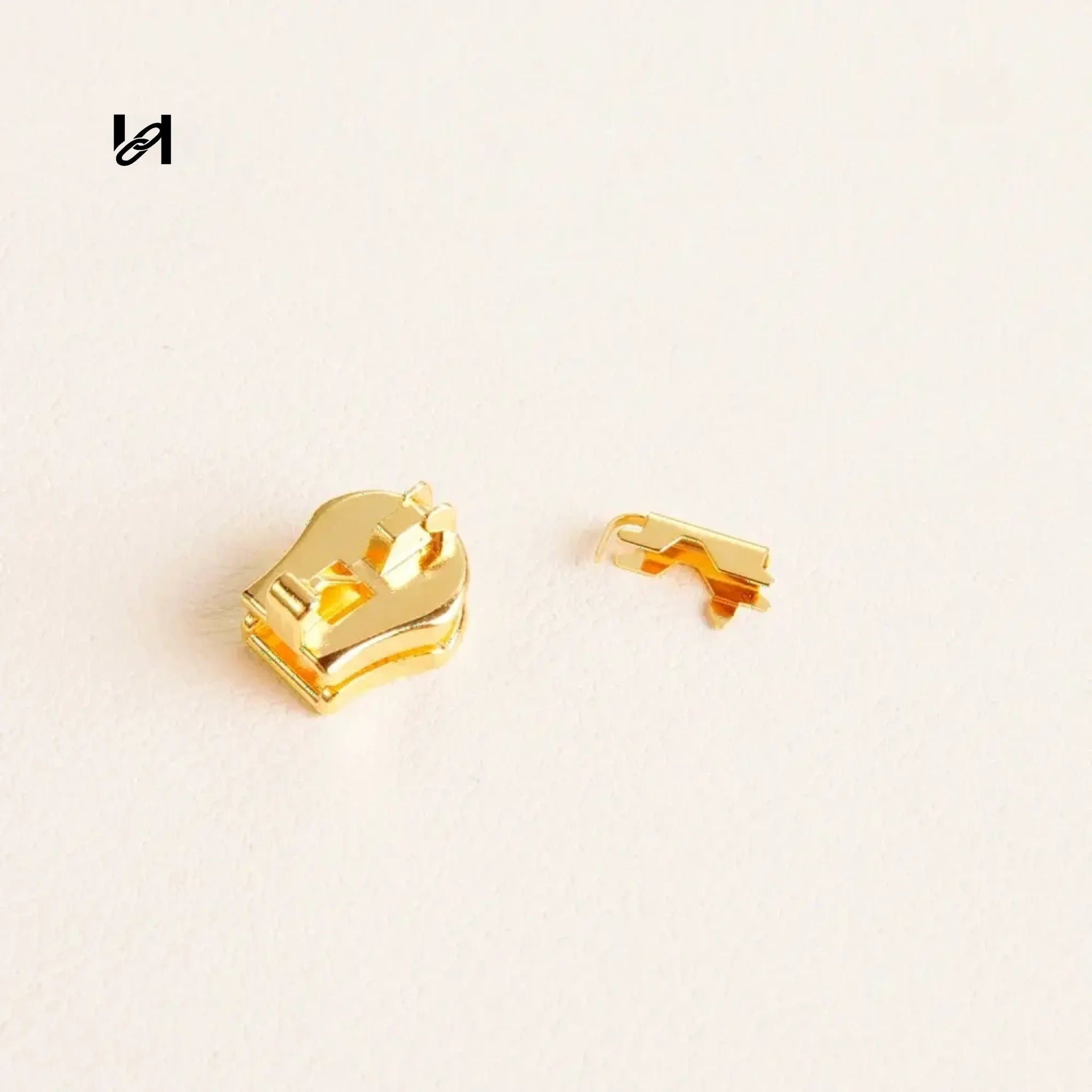 M4 and M6 Zipper Slider & Stop - M6 Separated slider (gold) - hardware