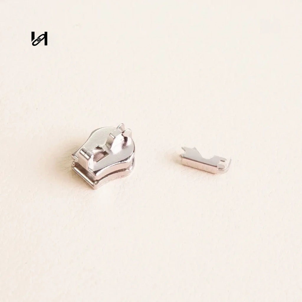 M4 and M6 Zipper Slider & Stop - M6 Separated slider (silver) - hardware