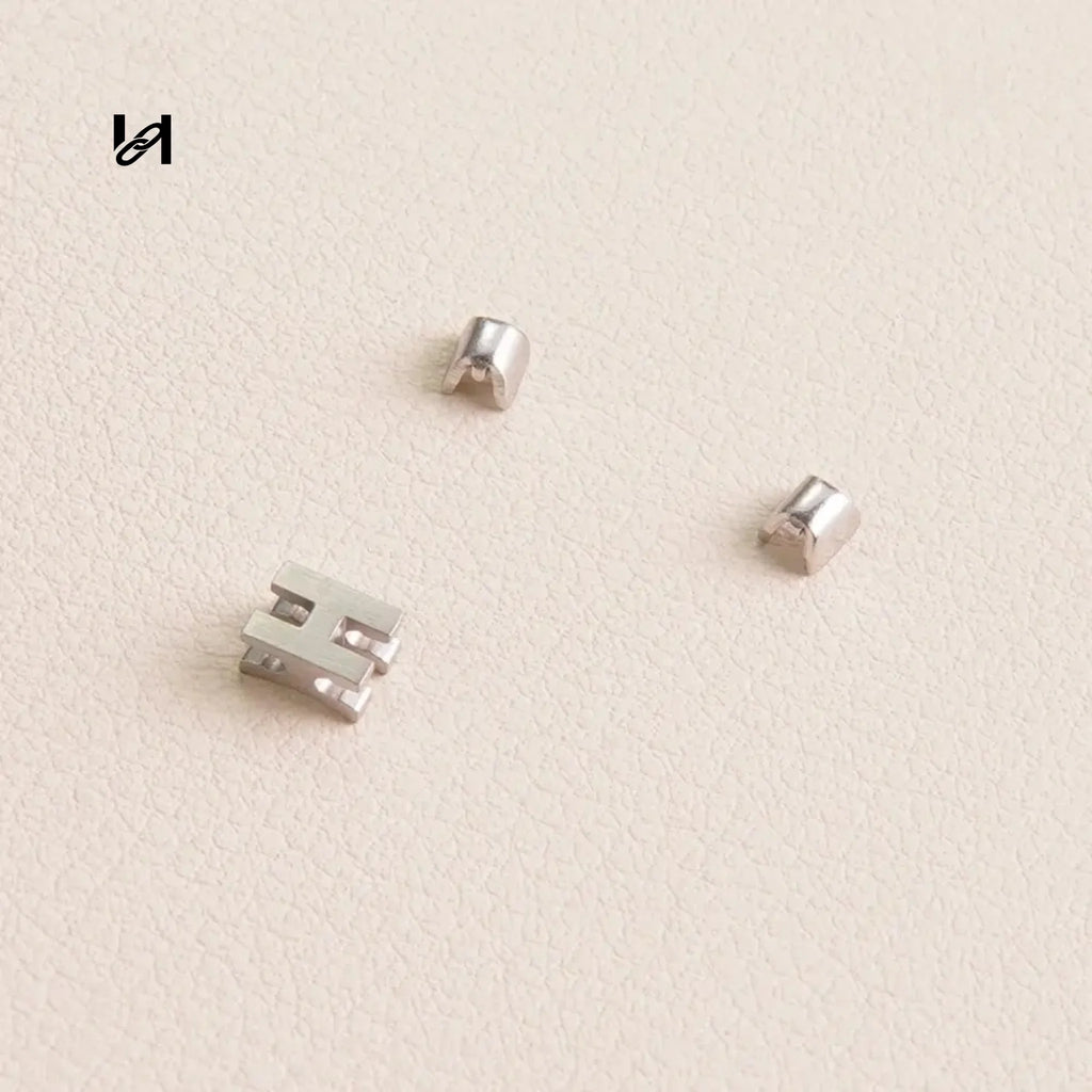 M4 and M6 Zipper Slider & Stop - M4 Zipper Stop (Silver) - hardware