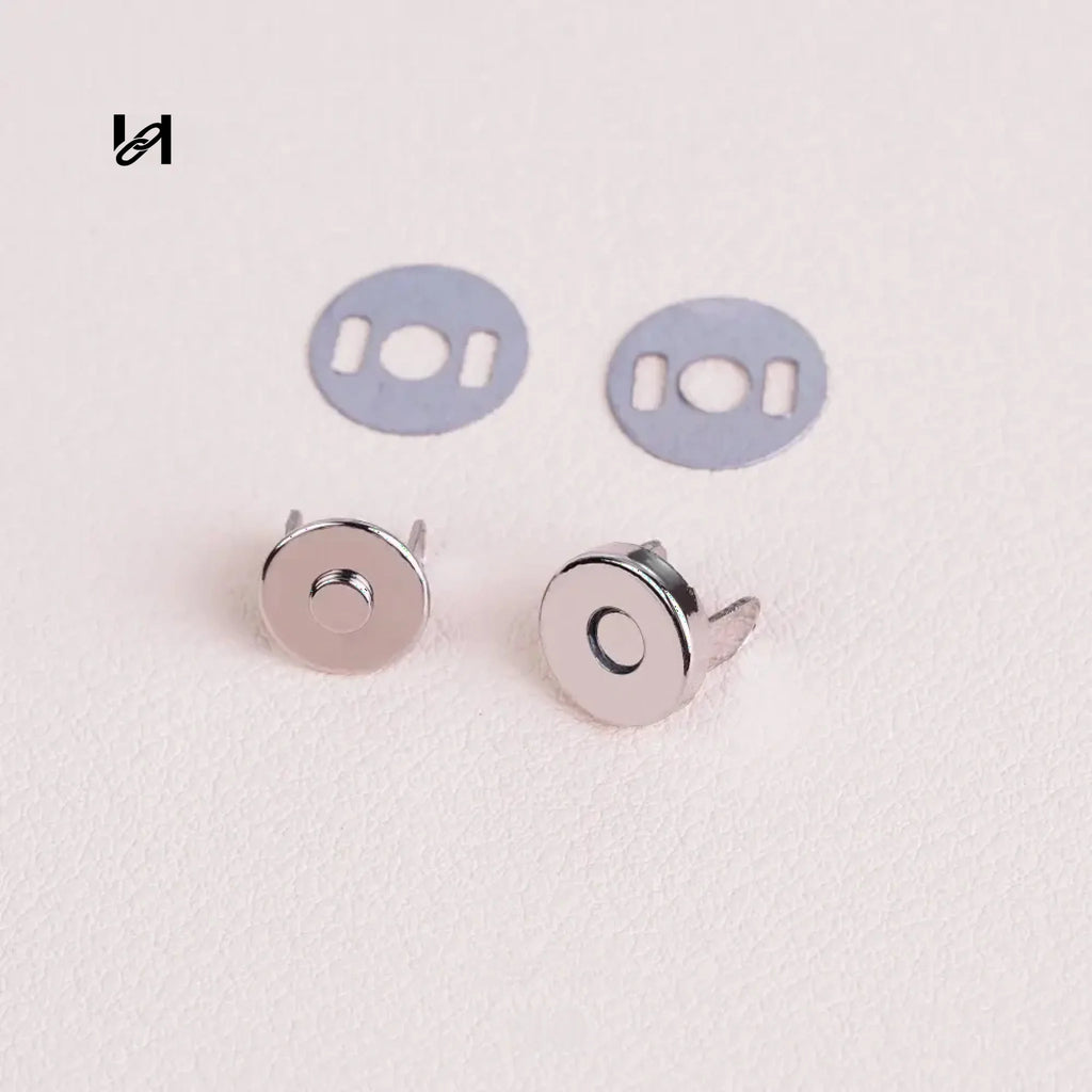 Diameter 8 magnetic buckle - Silver - hardware