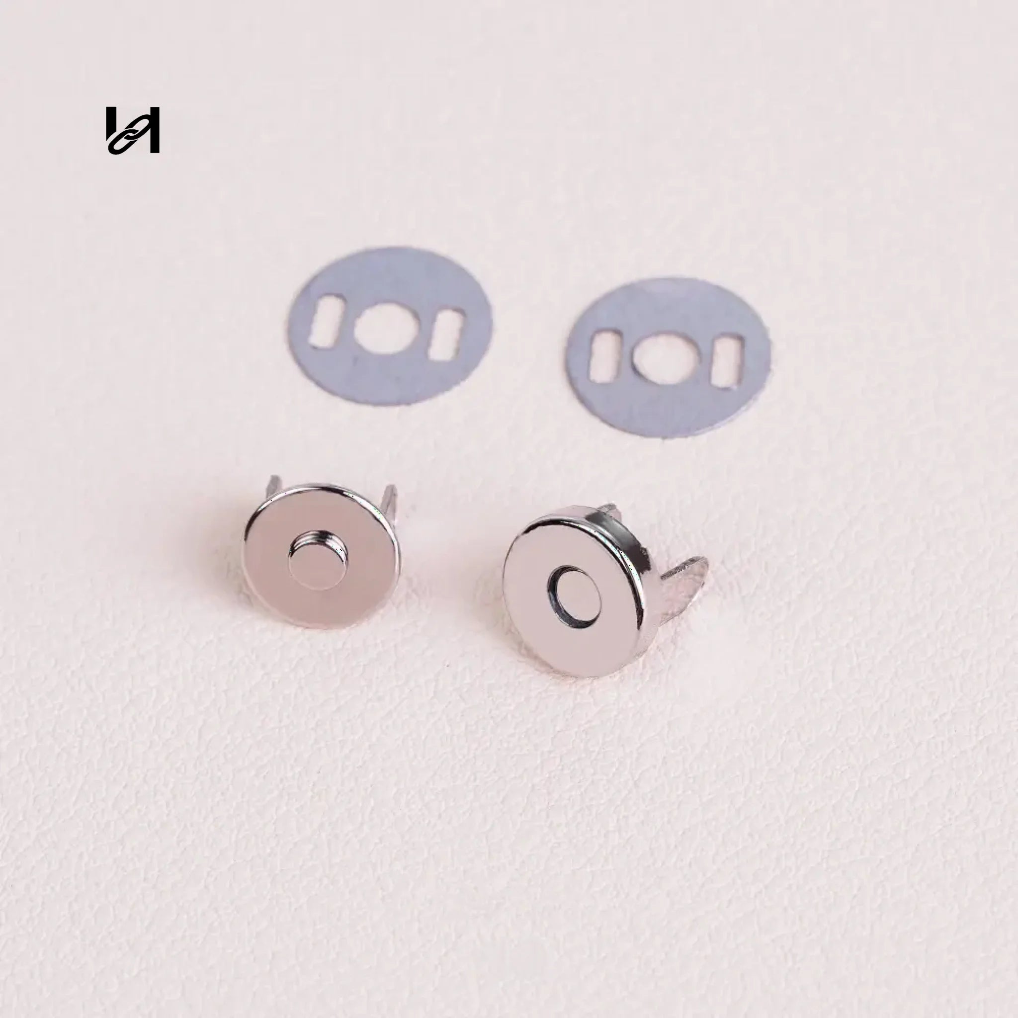 Diameter 8 magnetic buckle - Silver - hardware