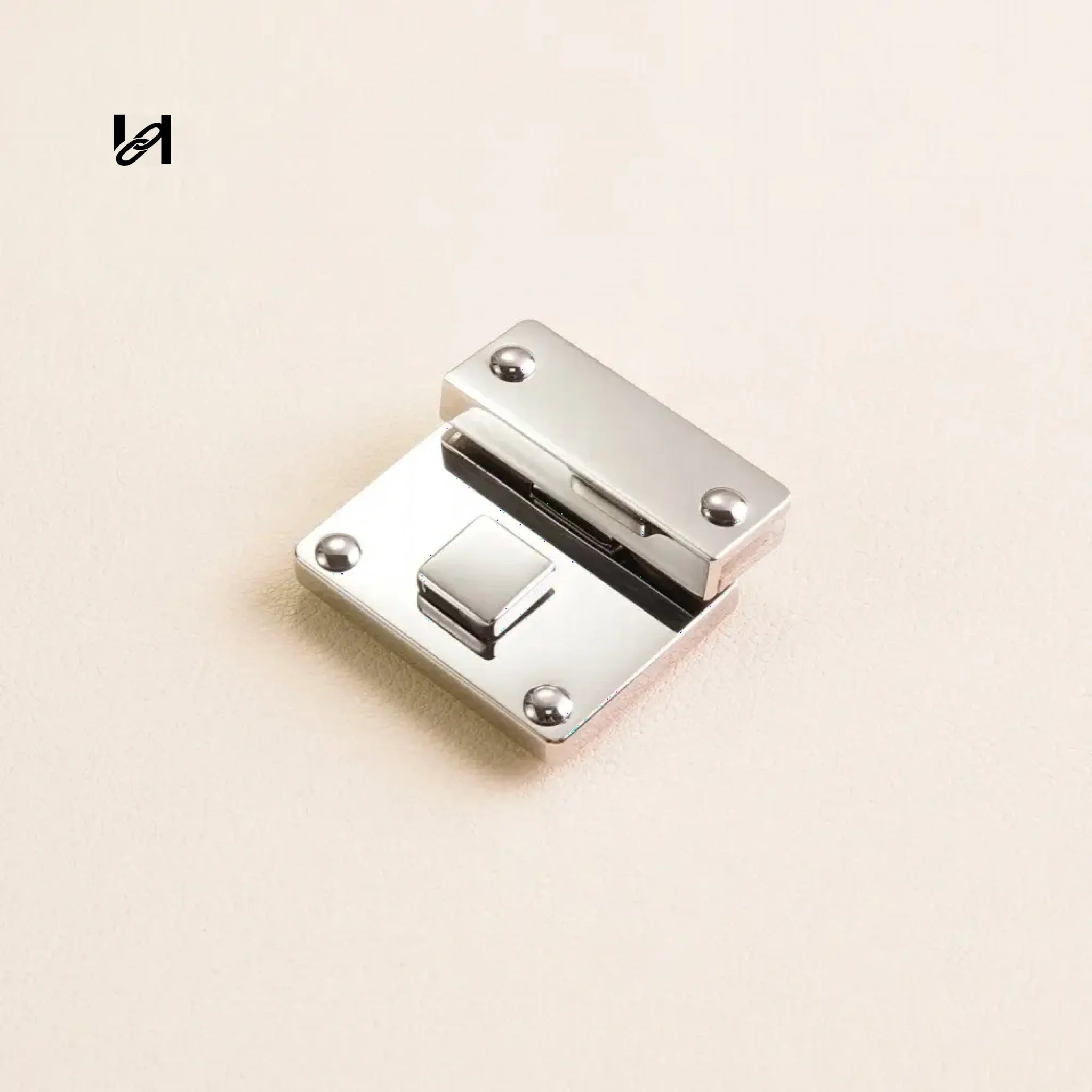 Meidum Square lock - Silver - hardware