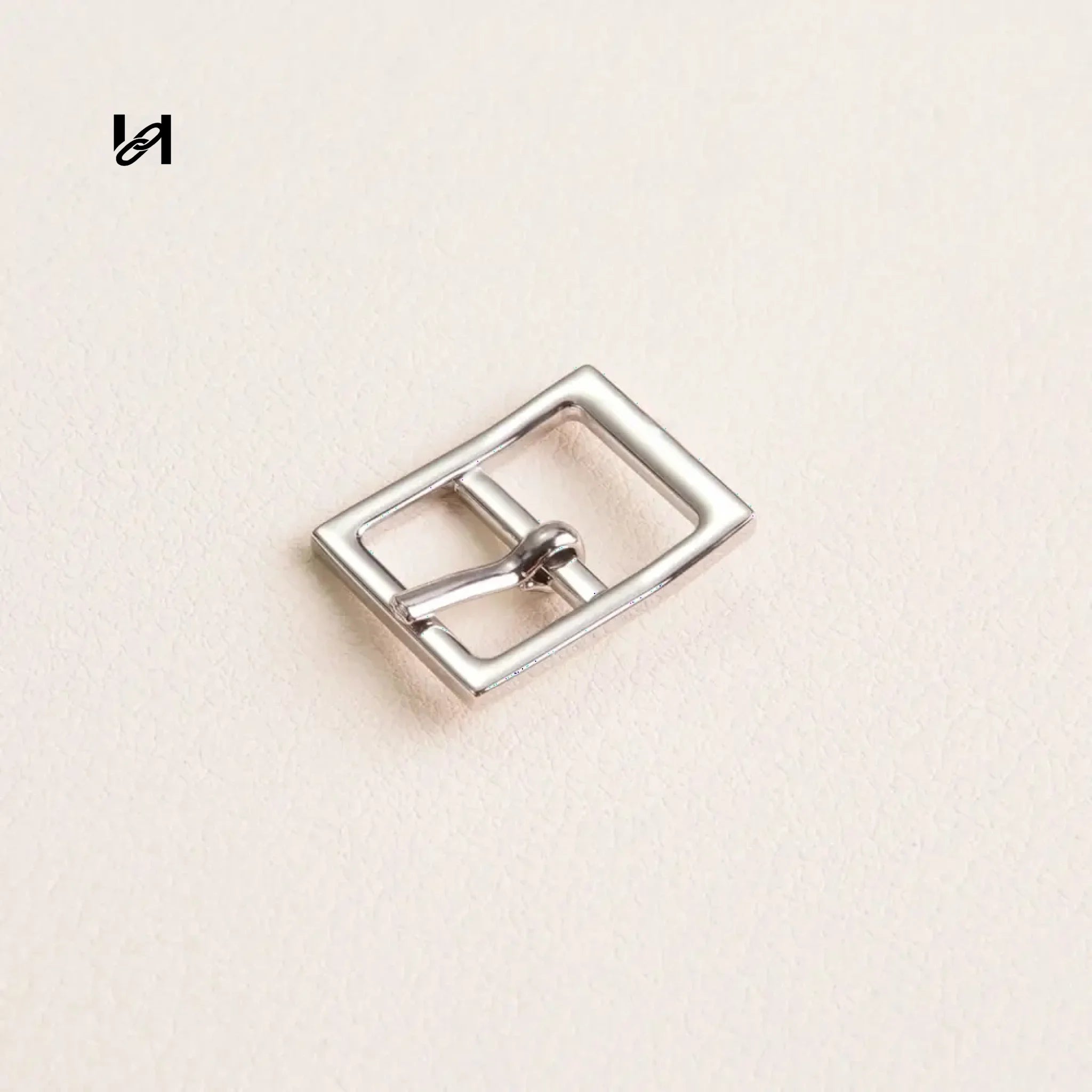 Mini Square Roller Buckle-zinc alloy - Silver - hardware