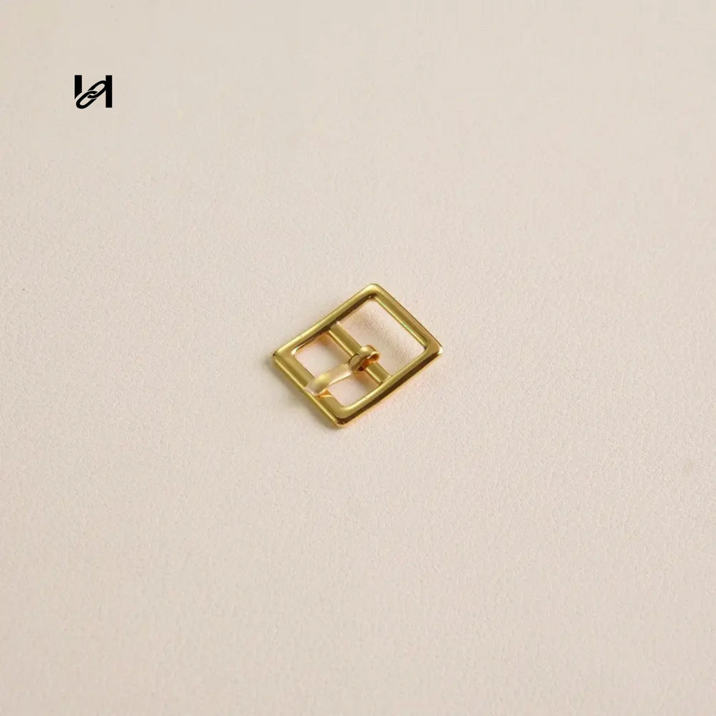 Mini Stainess steel Roller Buckle - Gold - hardware