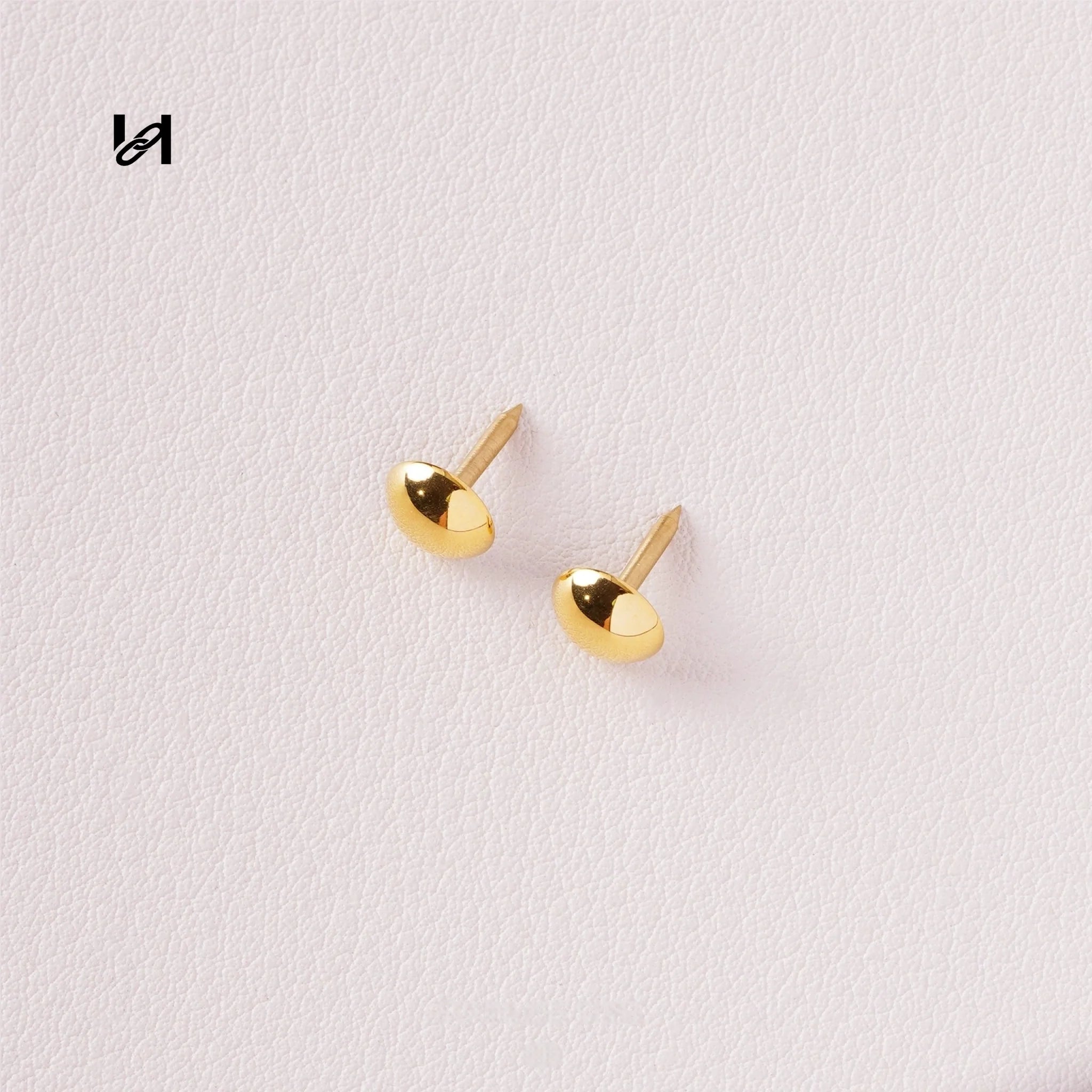 Mushroom Head Rivet – Stainless Steel Hardware for Trunks & Cases - 5.5MM-1pcs / gold - hardware