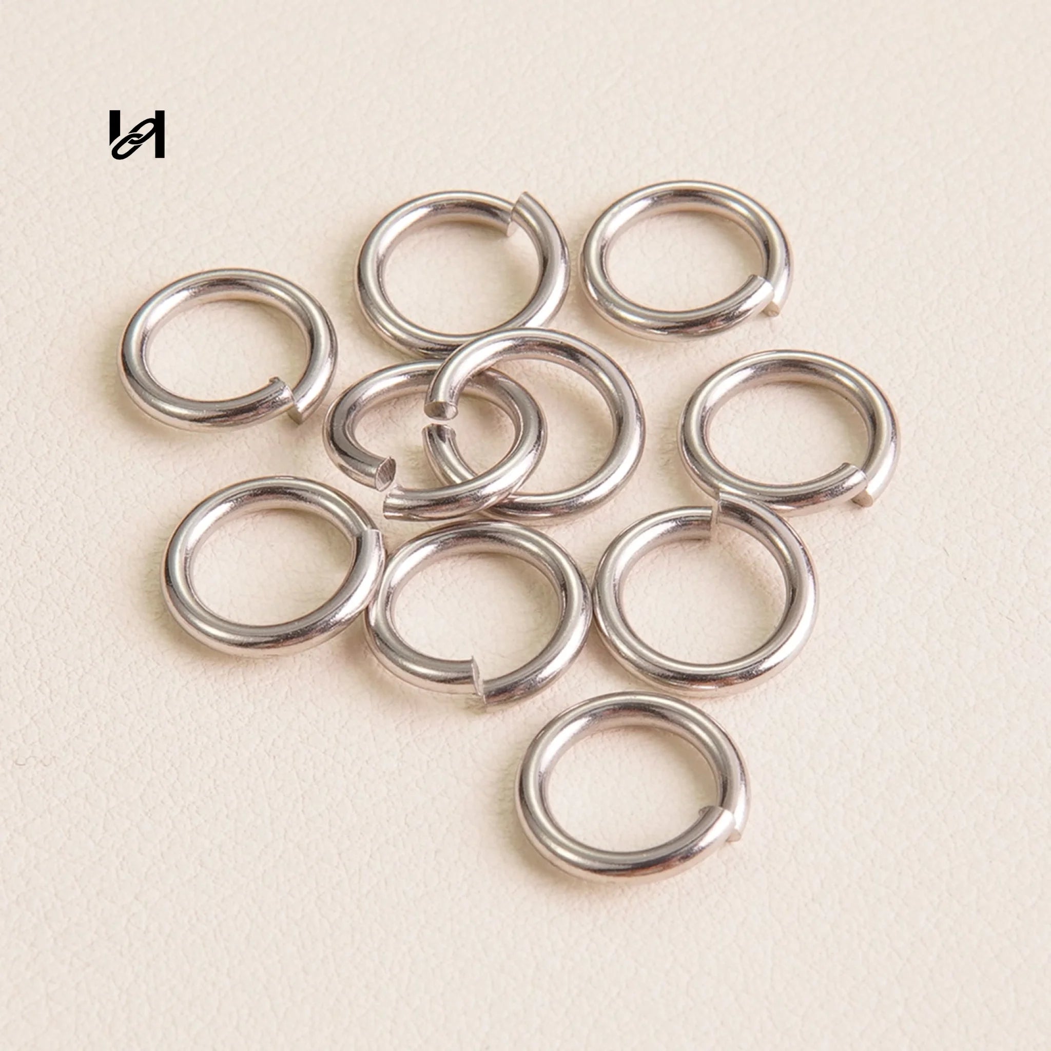 O-Ring And Connect Ring - silver / 1pcs - hardware