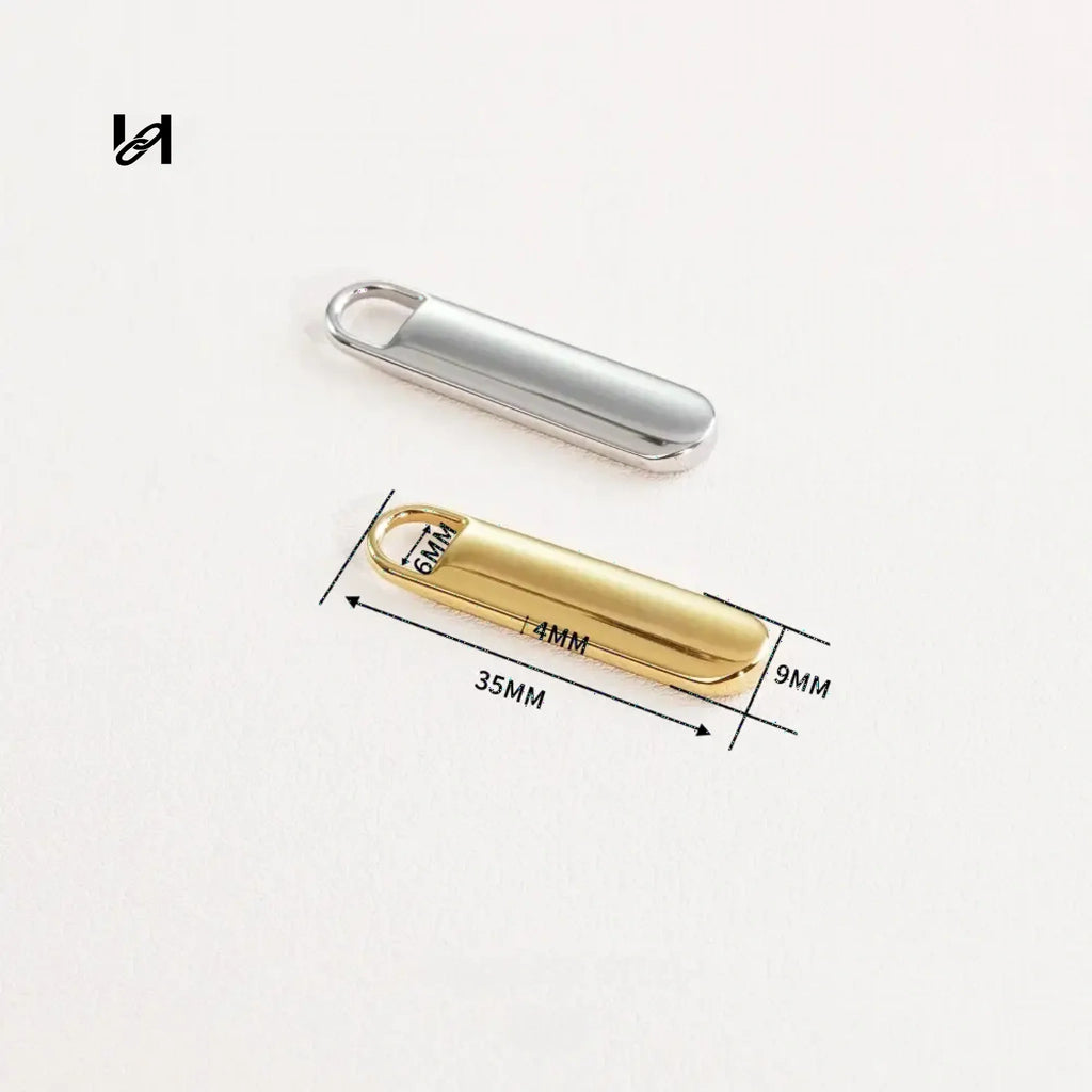 Oval Zip Puller-I - hardware