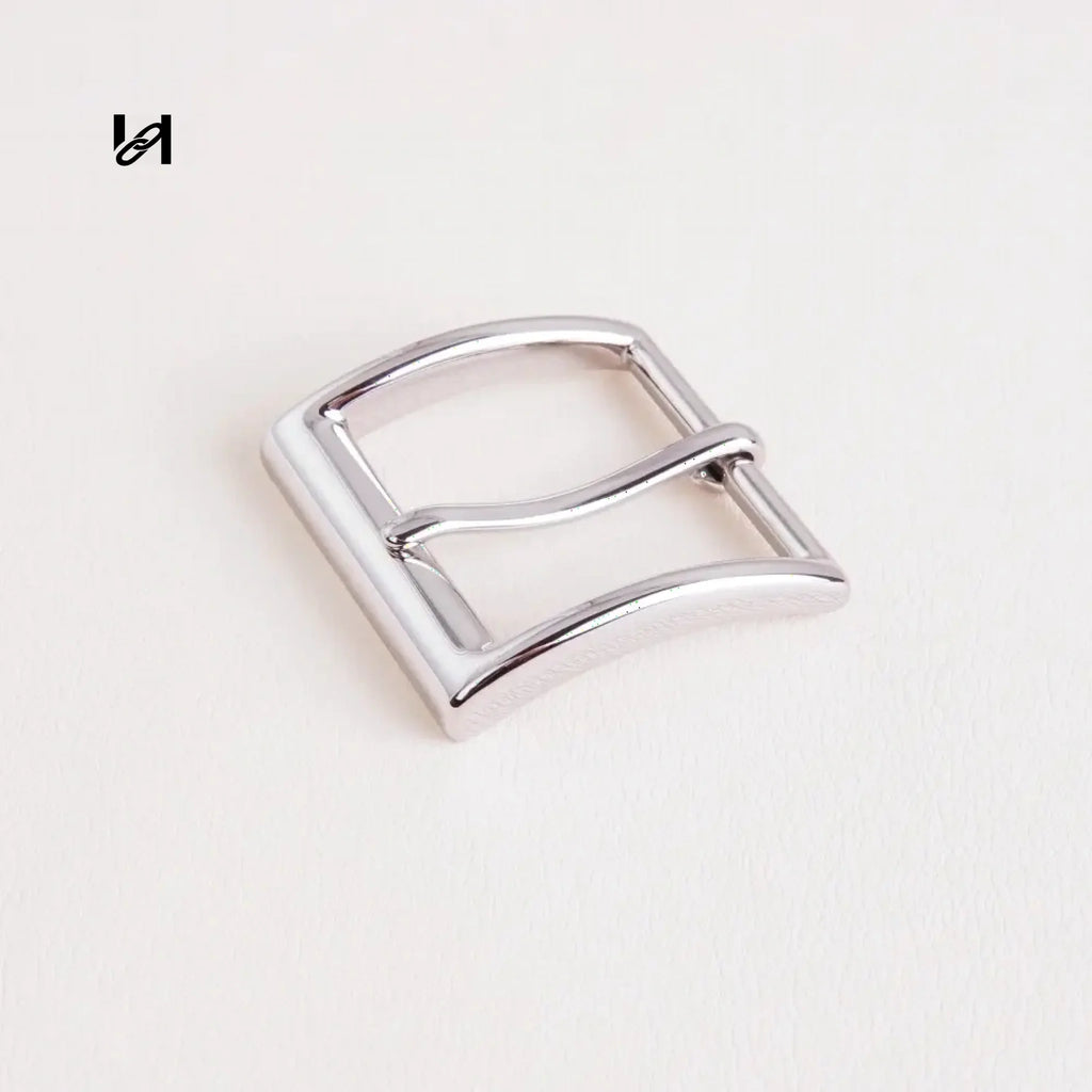 Premium Italy style belt buckle - I - Silver - hardware