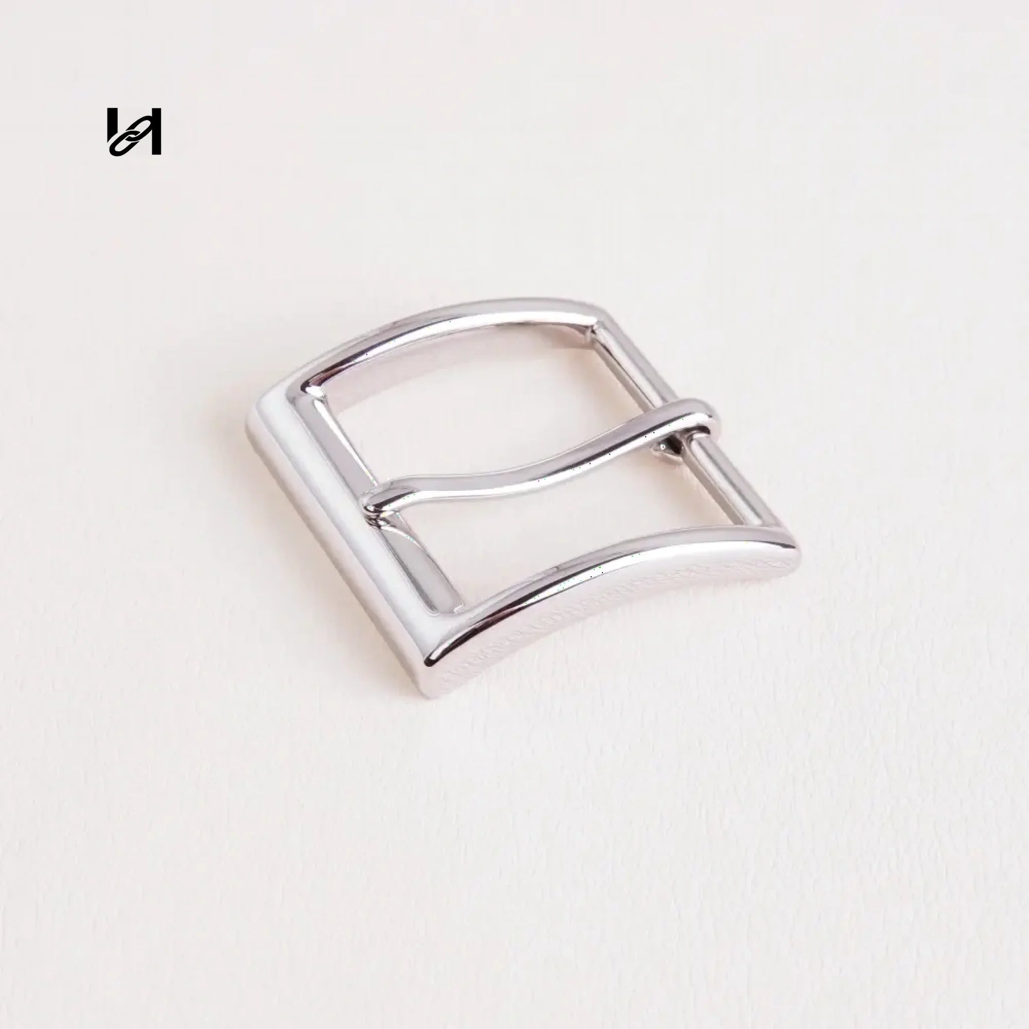 Premium Italy style belt buckle - I - Silver - hardware