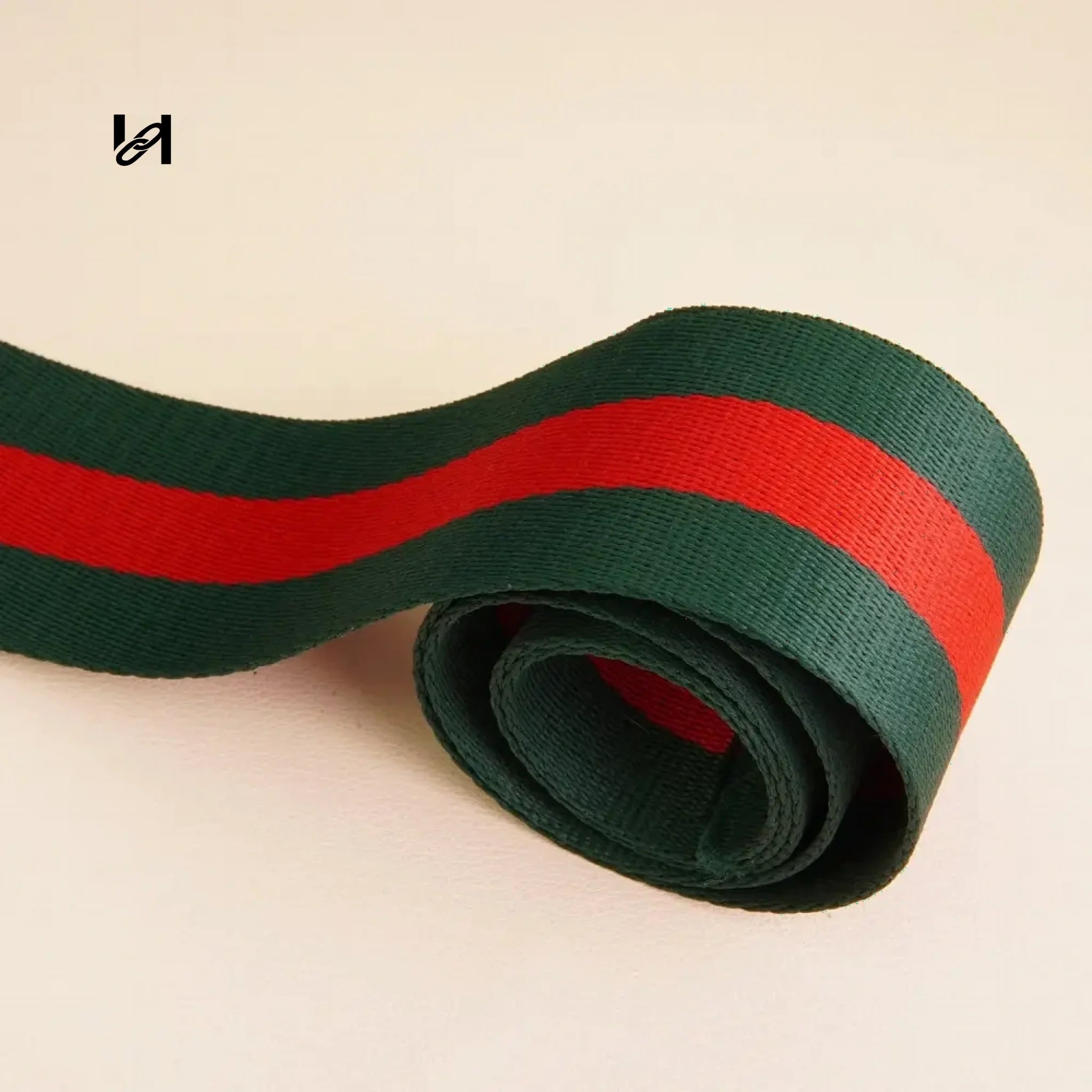 Premium webbing38mm/ 50mm width - 50mm width Red Green /100cm - hardware