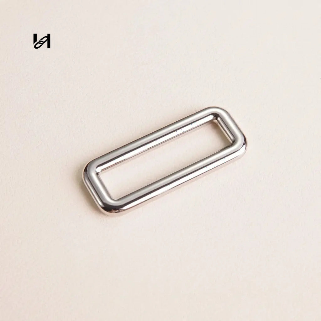 Rectangle Ring and Square Ring - 30mm / silver - hardware