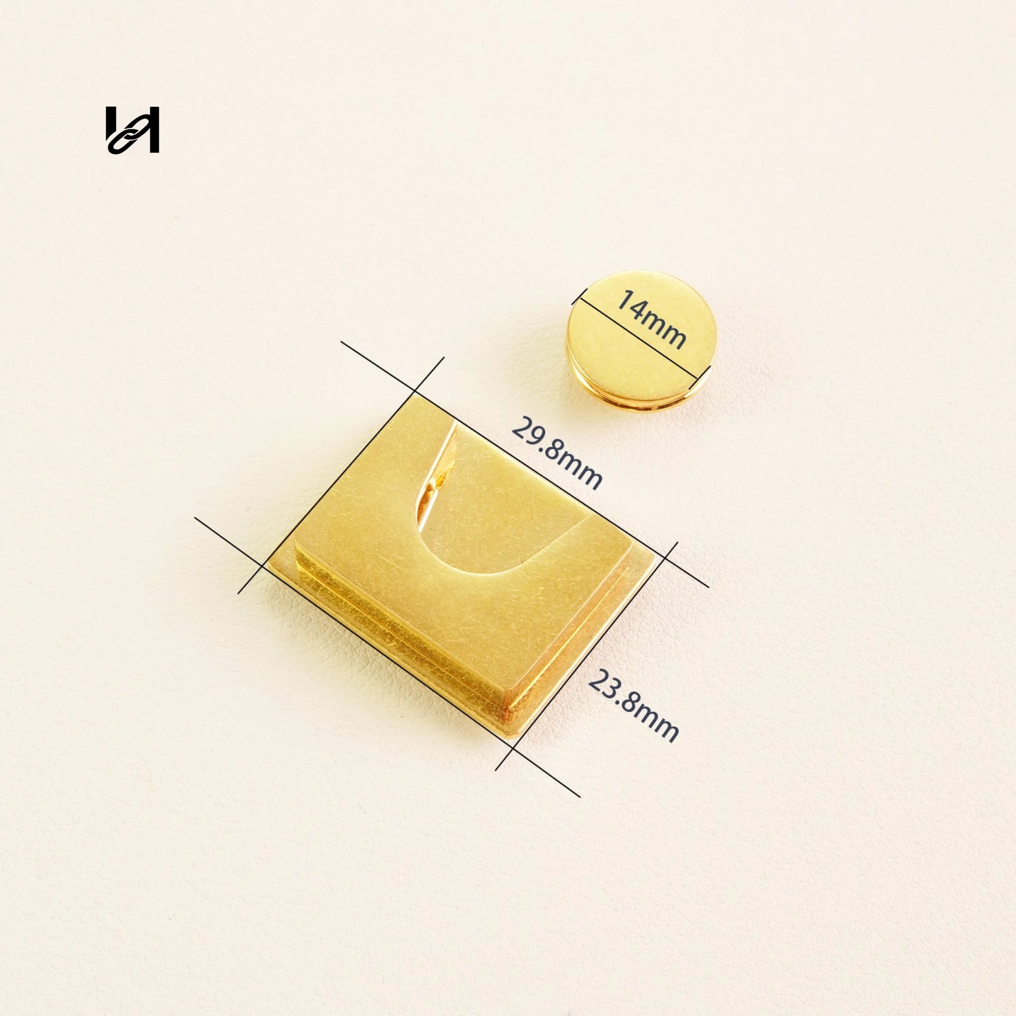 Rectangle Stainless Steel Insert Lock - hardware