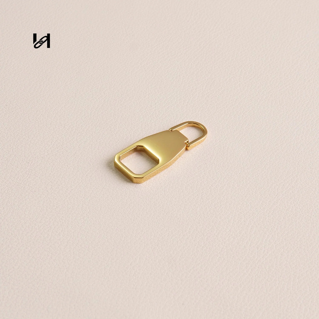 Rotate shape stainless steel zipper puller - hardware
