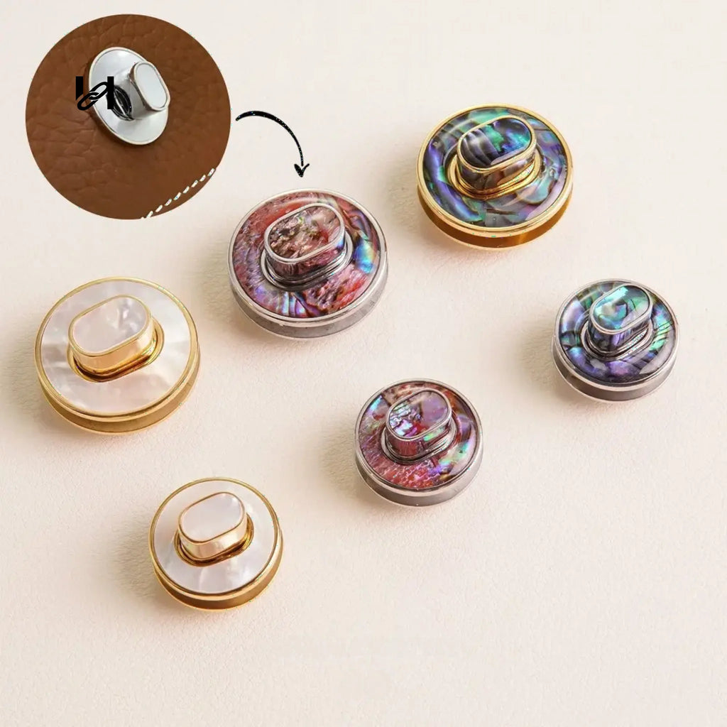 Round Nature Shell Turn Lock - hardware