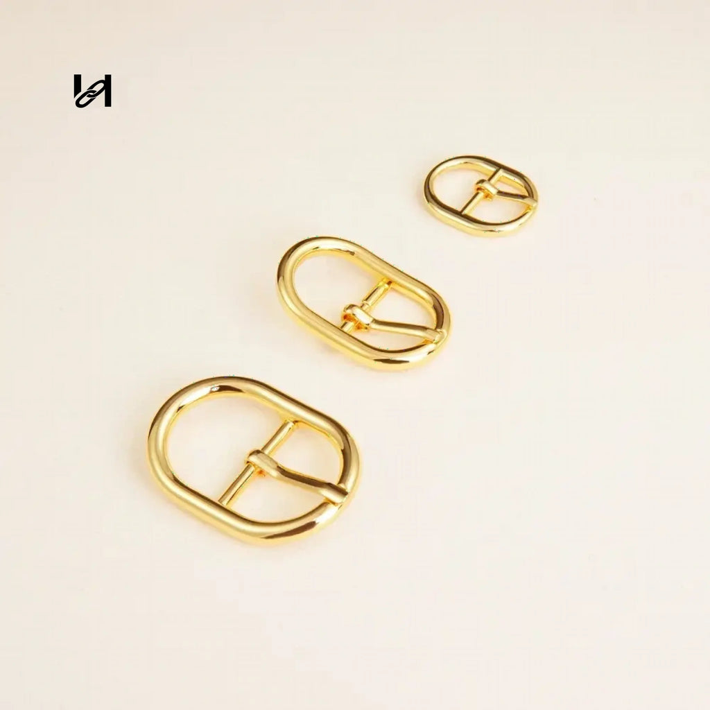 Round Roller Buckle - 12mm(one piece) / gold - hardware