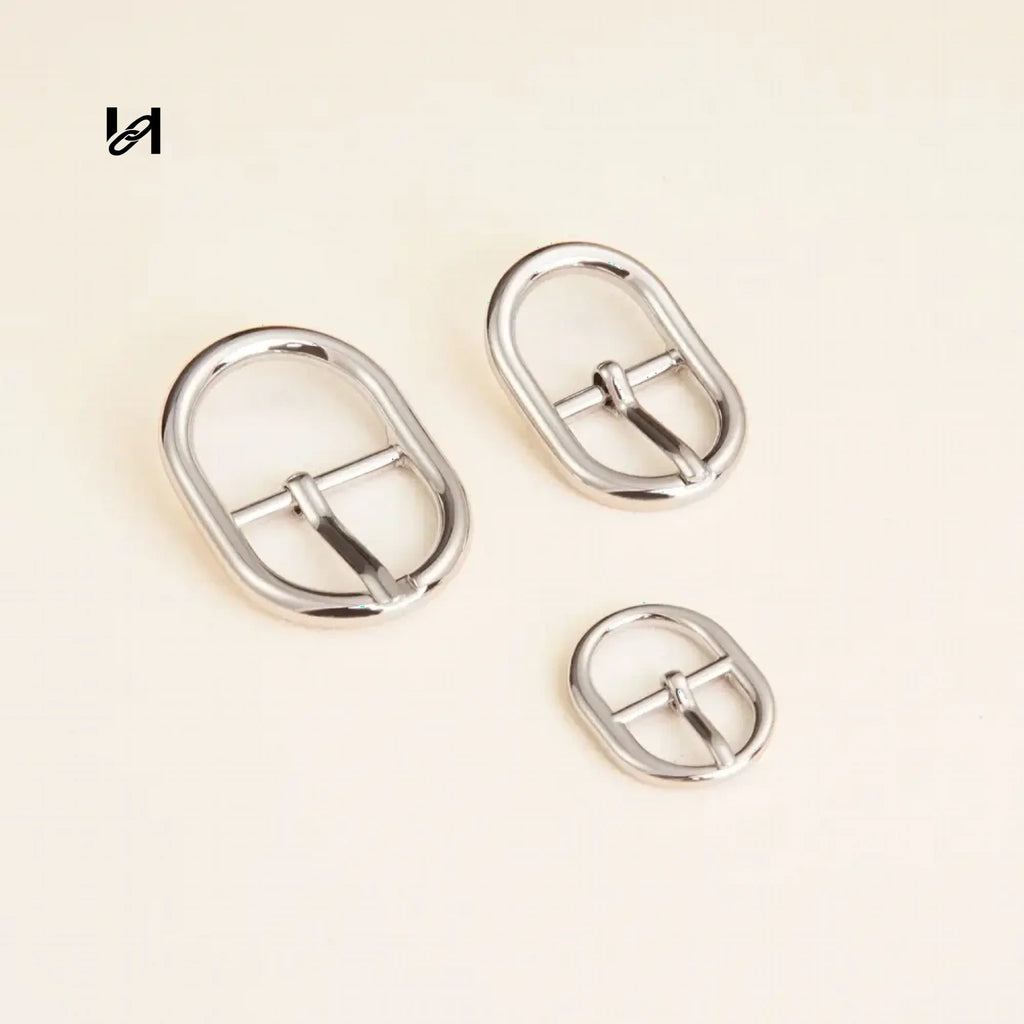 Round Roller Buckle - 12mm(one piece) / silver - hardware