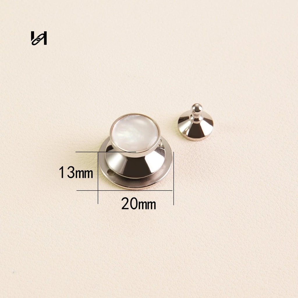 Shell Design Locks – Colored Stainless Steel Hardware for Bags - hardware