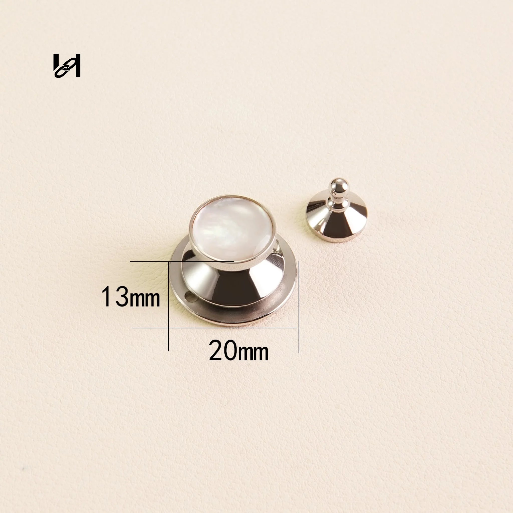 Shell Design Locks – Colored Stainless Steel Hardware for Bags - hardware