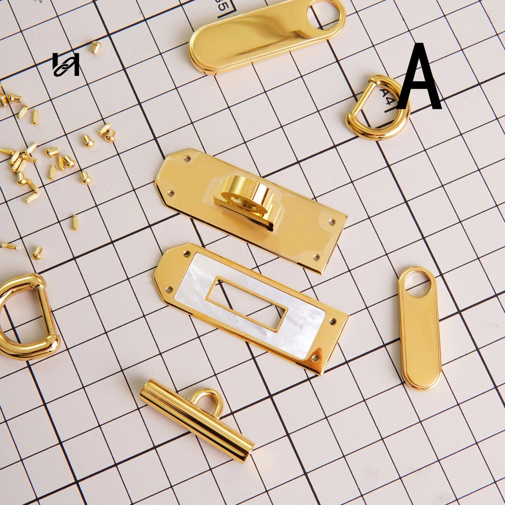 Shell Clasp Key Shell Twist Lock and Collar Clasp – Hility Bag hardware