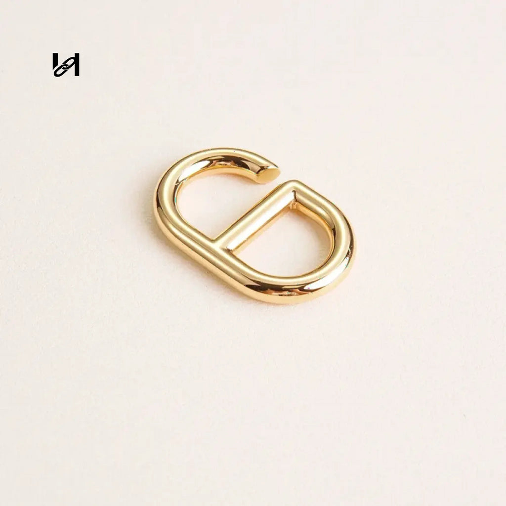 Six Shape Buckle for Bag Strap - Gold - hardware