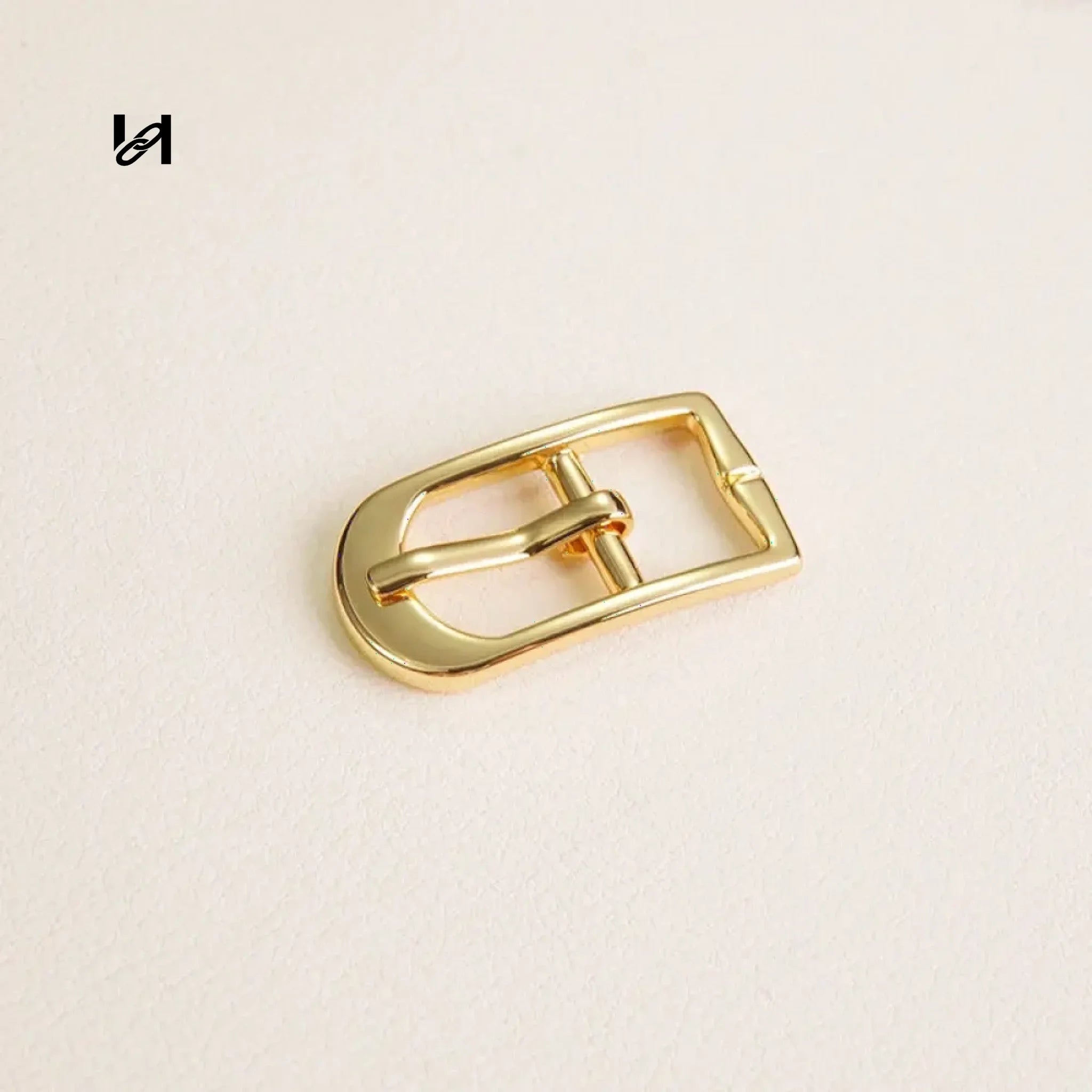 Slender Roller buckle-zinc alloy - Small / Gold - hardware
