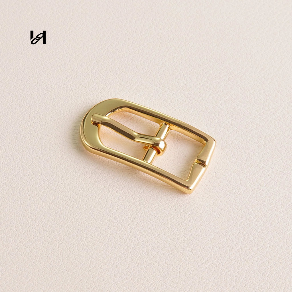 Slender Roller buckle-zinc alloy - Small / Gold - hardware
