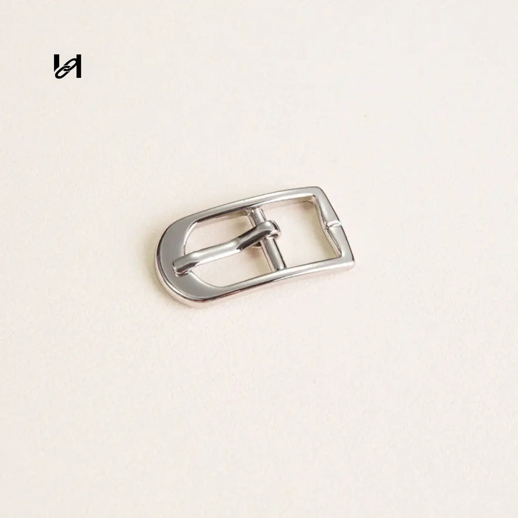 Slender Roller buckle-zinc alloy - Small / Silver - hardware