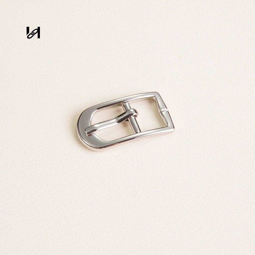 Slender Roller buckle-zinc alloy - Small / Silver - hardware