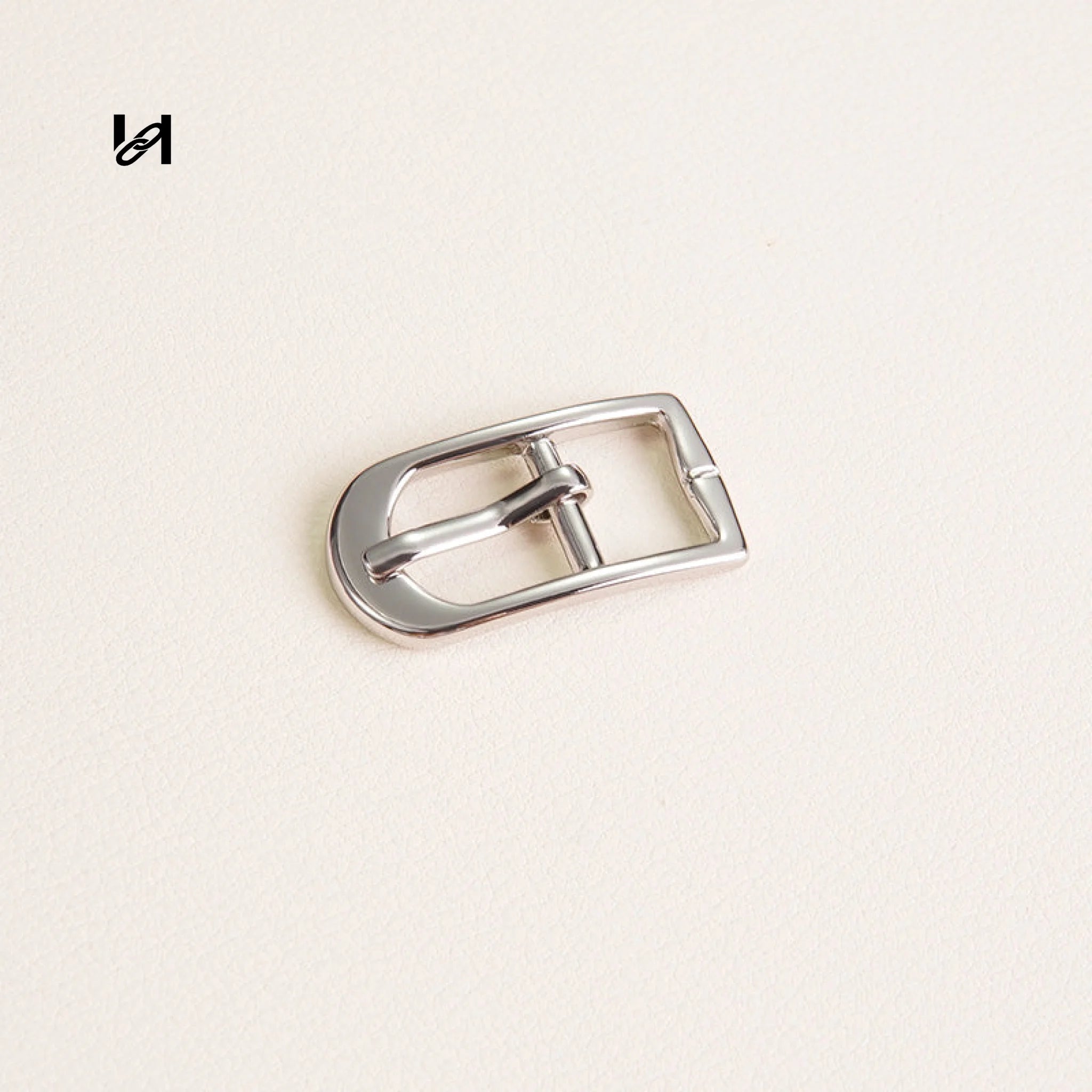 Slender Roller buckle-zinc alloy - Small / Silver - hardware