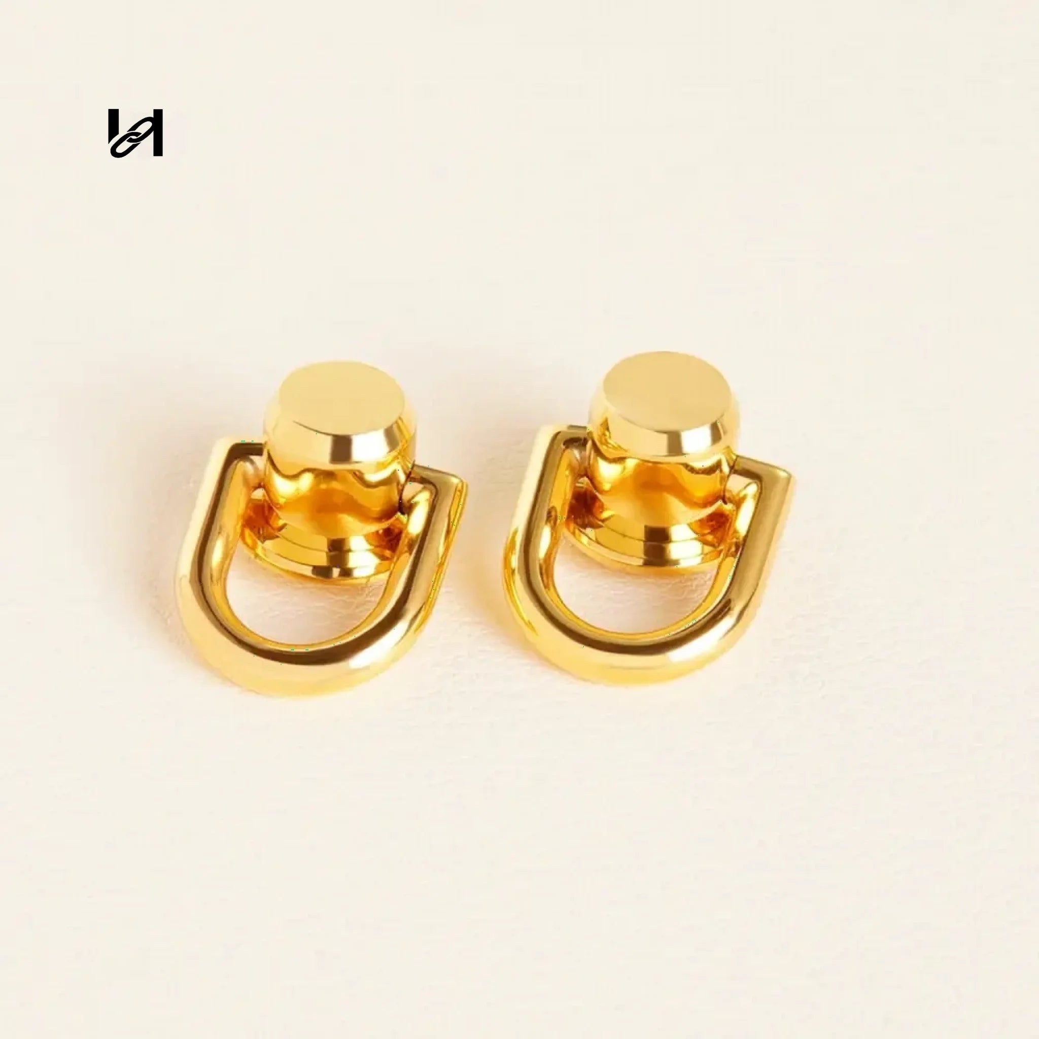 Small Handle Holder/Chain Connector-1 - Gold(1 piece) - hardware