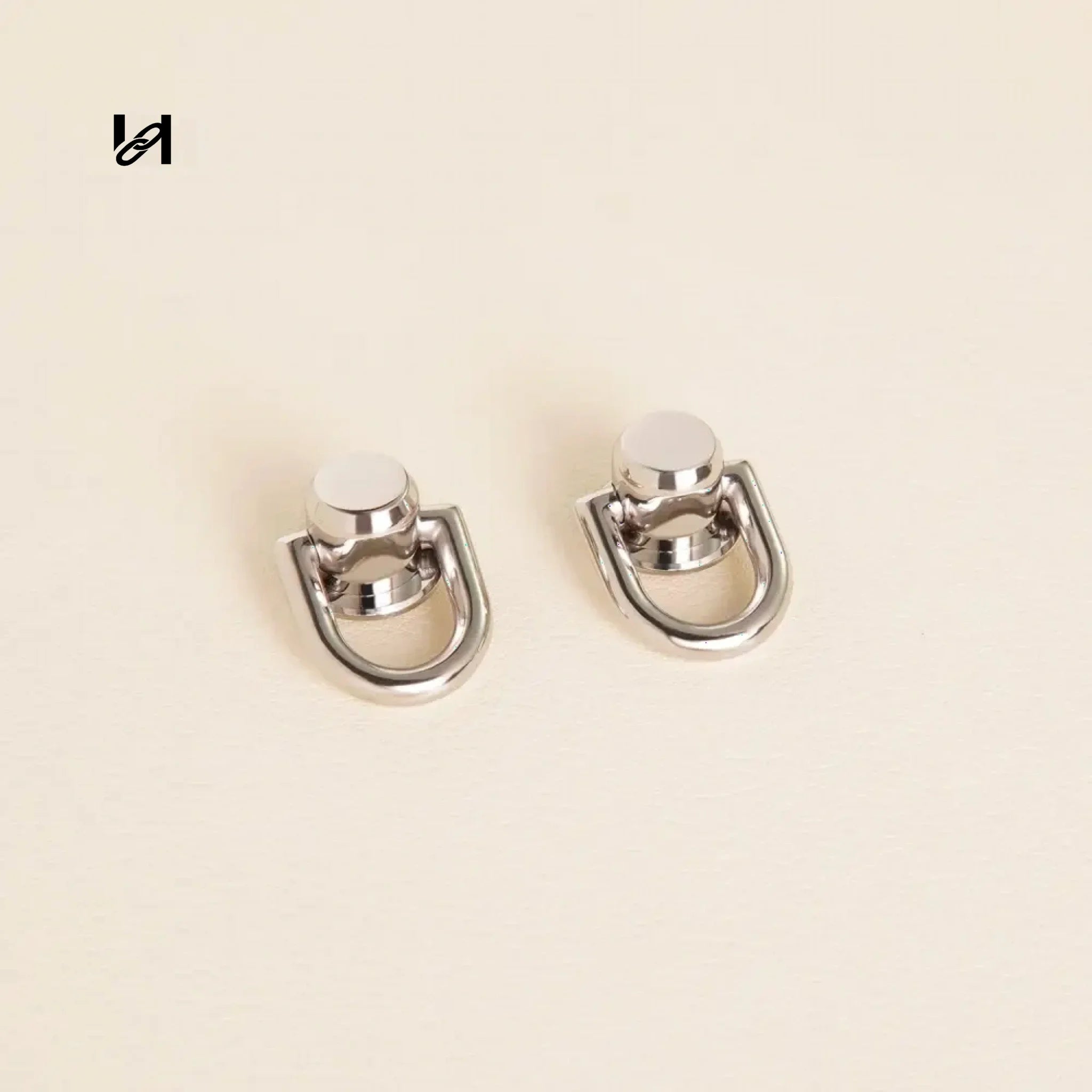 Small Handle Holder/Chain Connector-1 - Silver(1 piece) - hardware