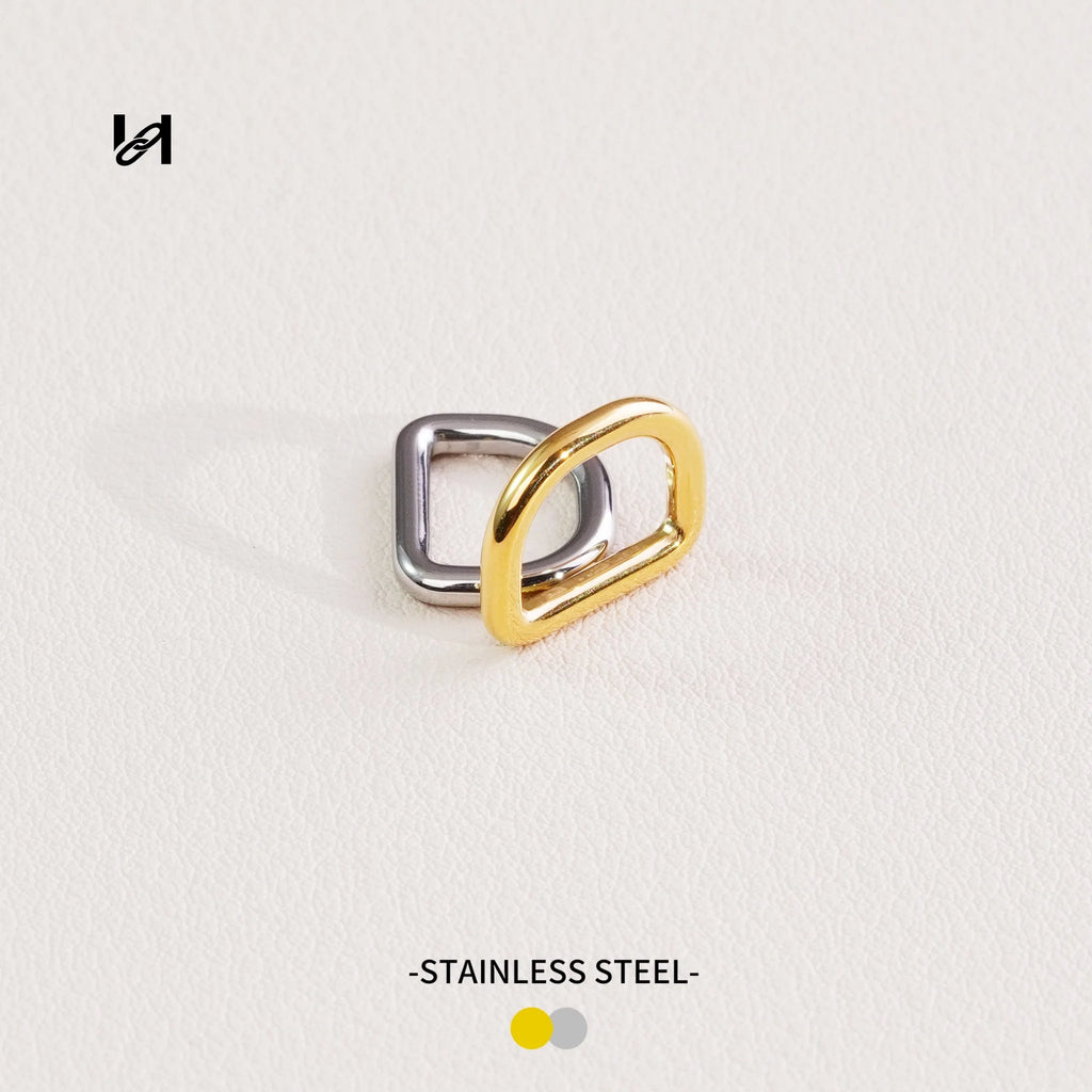 Small/Zip-Puller D ring - hardware