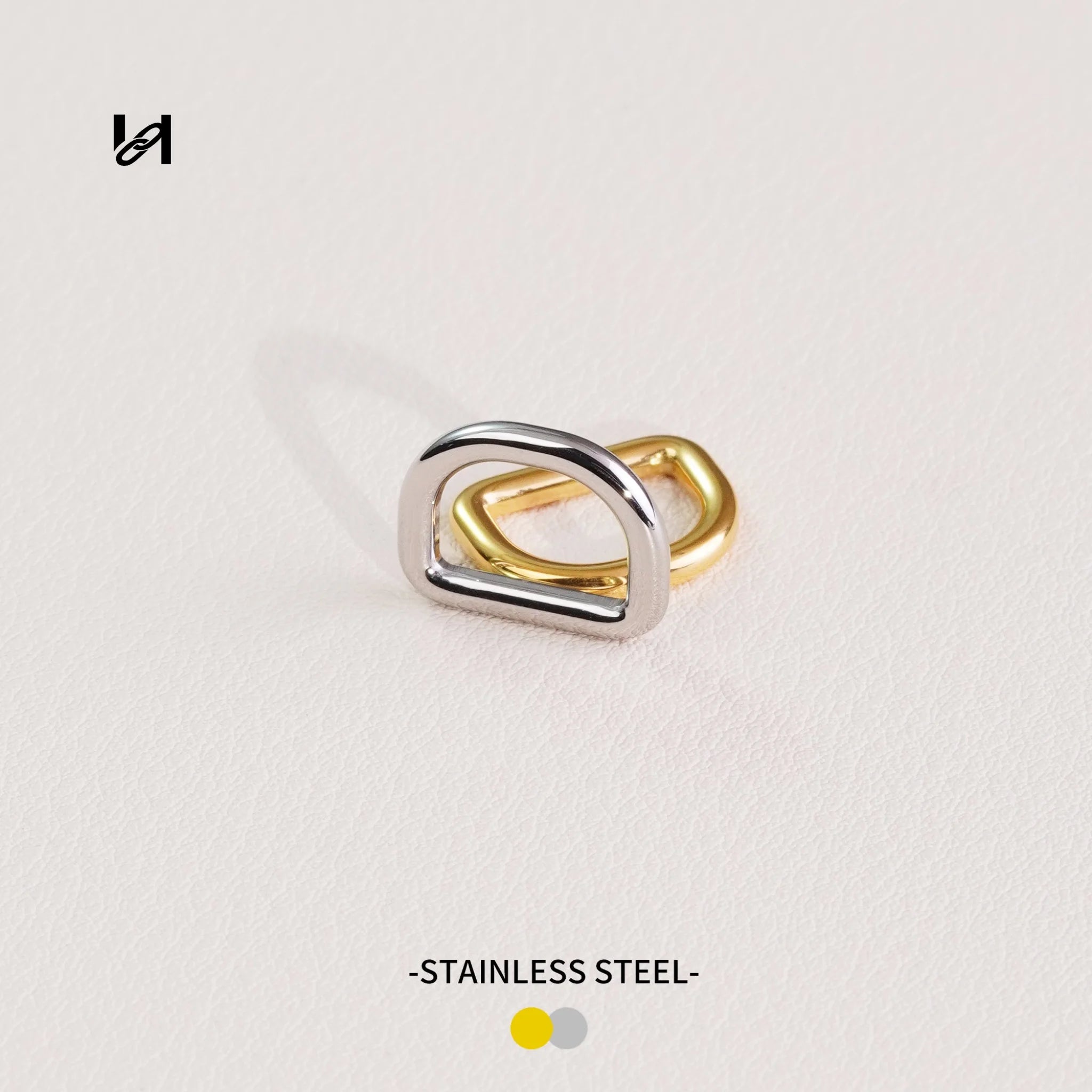 Small/Zip-Puller D ring - hardware