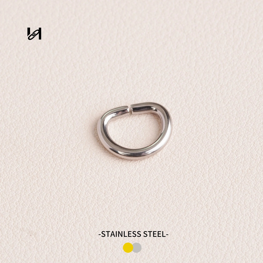 Small/Zip-Puller D ring - hardware