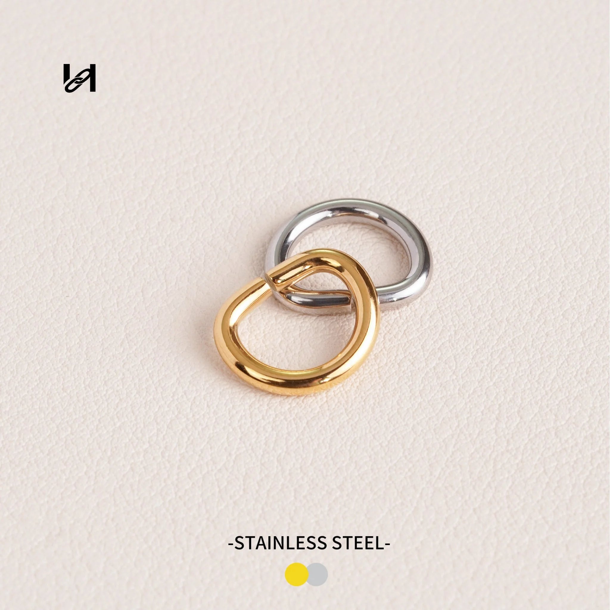 Small/Zip-Puller D ring - hardware