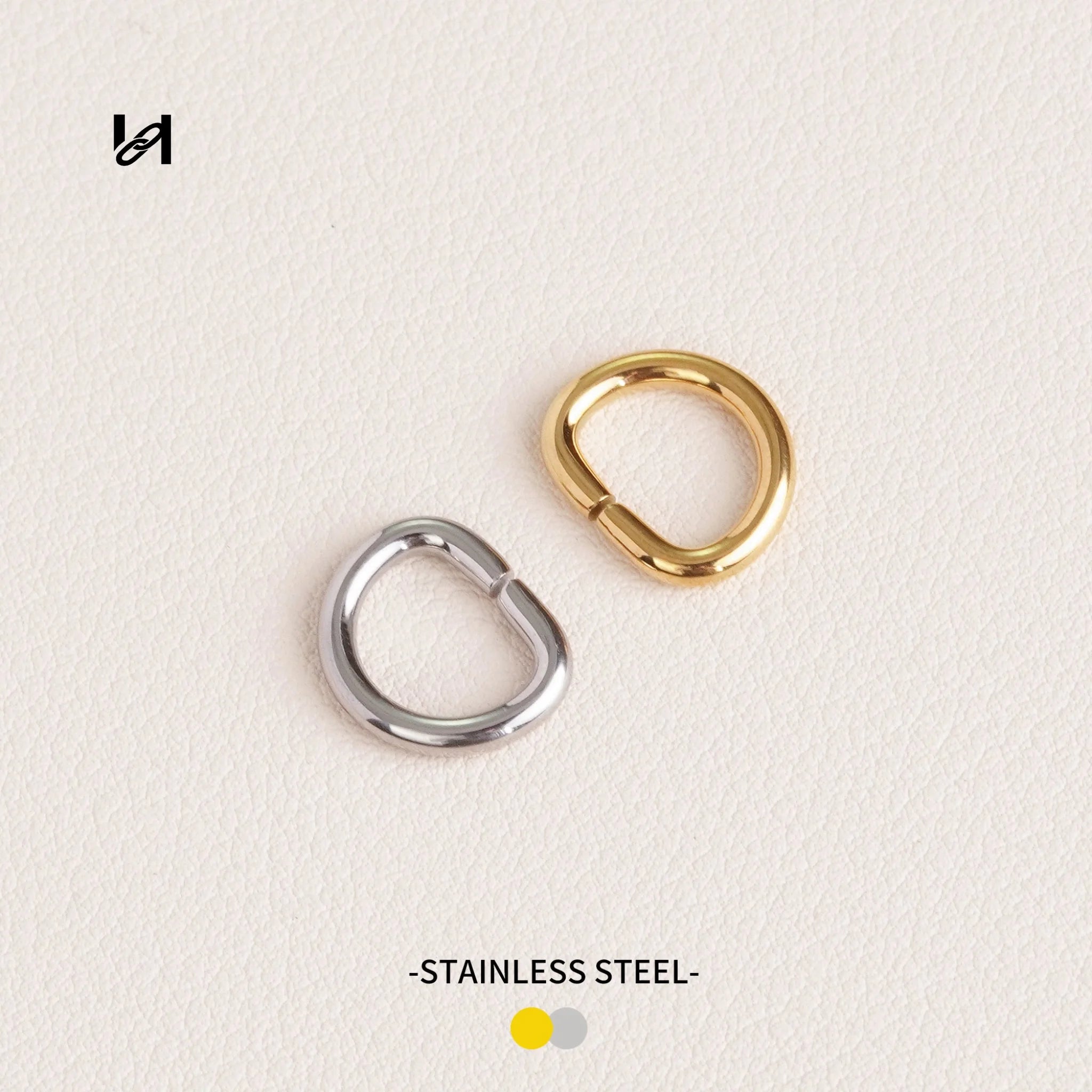 Small/Zip-Puller D ring - hardware