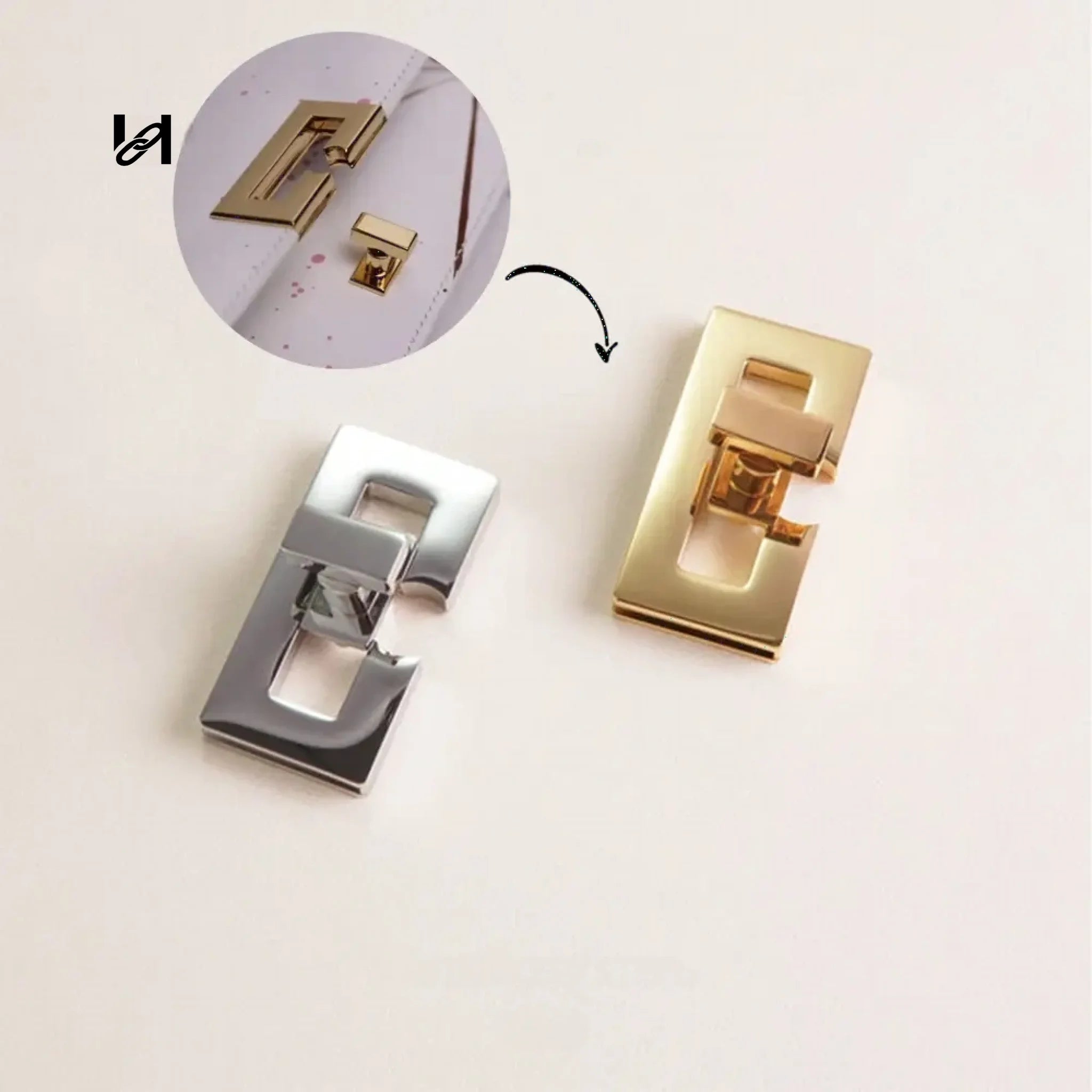 Square gap twist lock - hardware